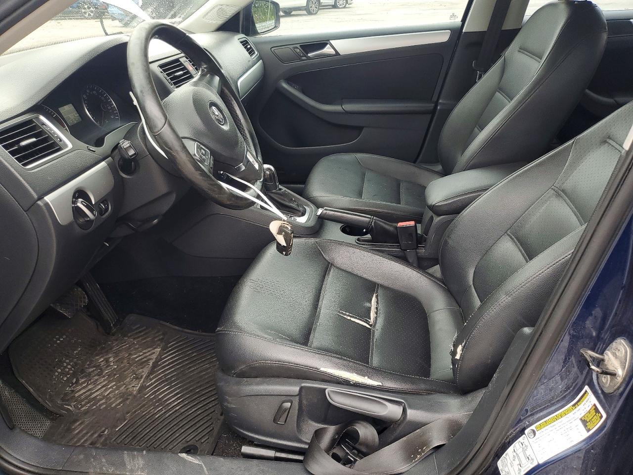 2013 Volkswagen Jetta Se Blue vin: 3VWDX7AJ3DM451369