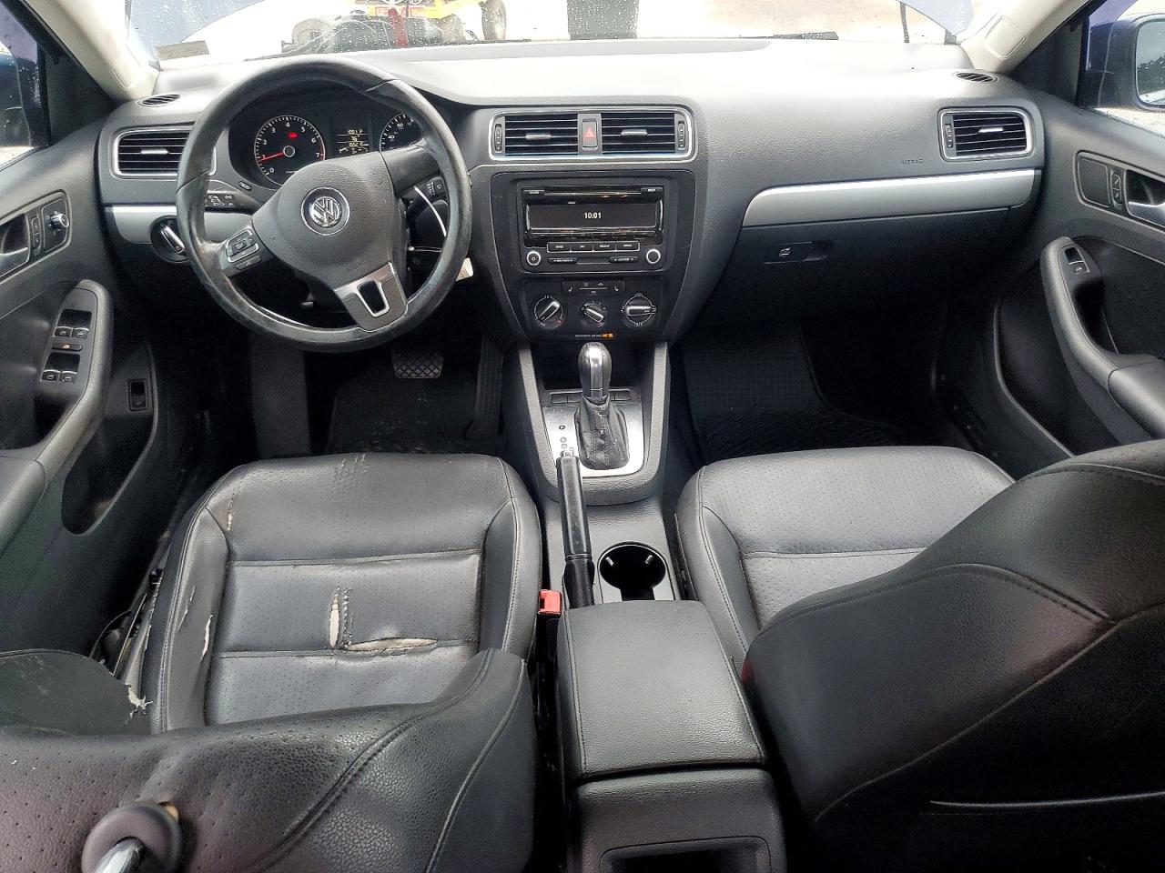 2013 Volkswagen Jetta Se Blue vin: 3VWDX7AJ3DM451369