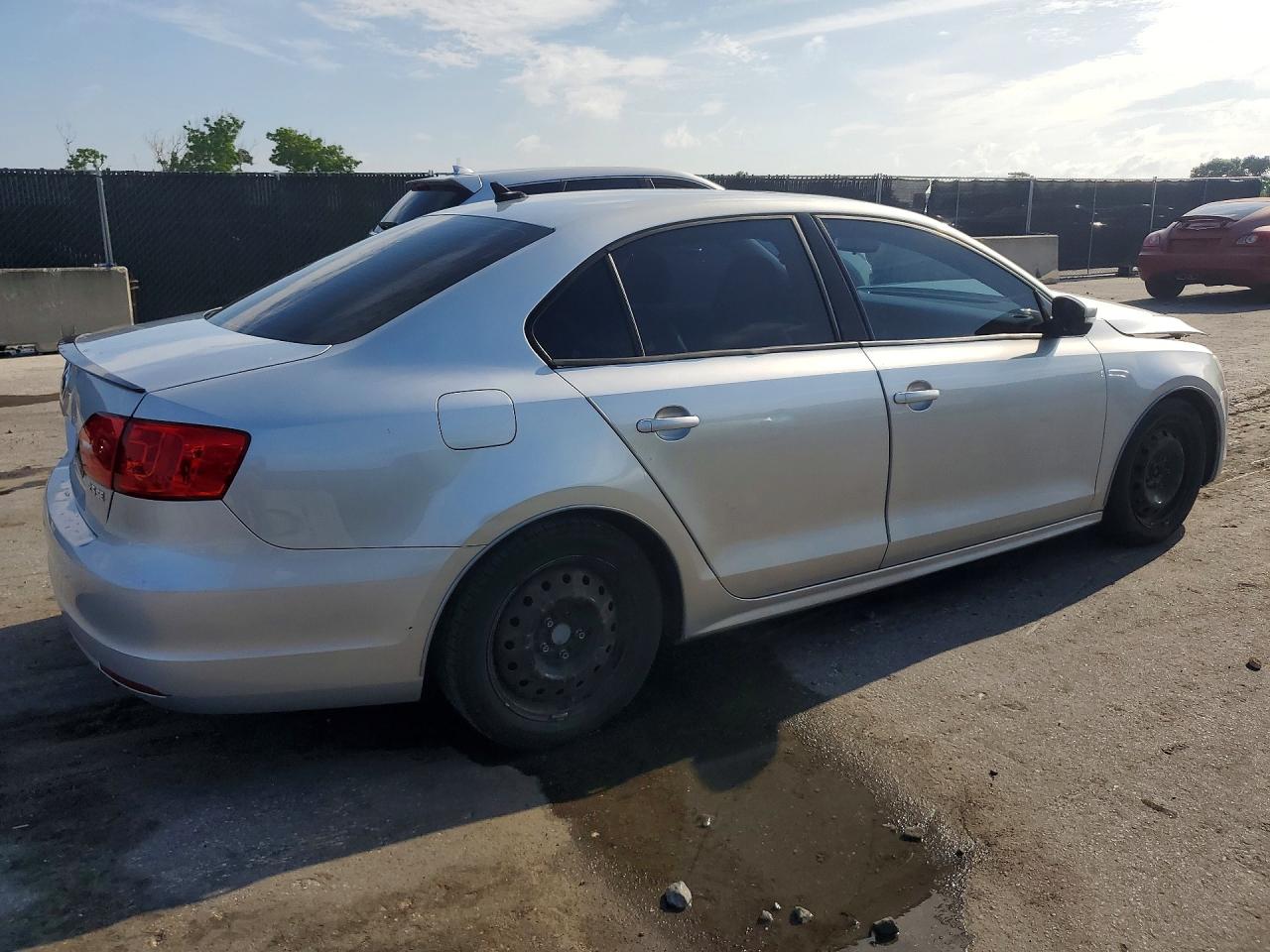 2011 Volkswagen Jetta Se Серебряный vin: 3VWDX7AJ4BM315720