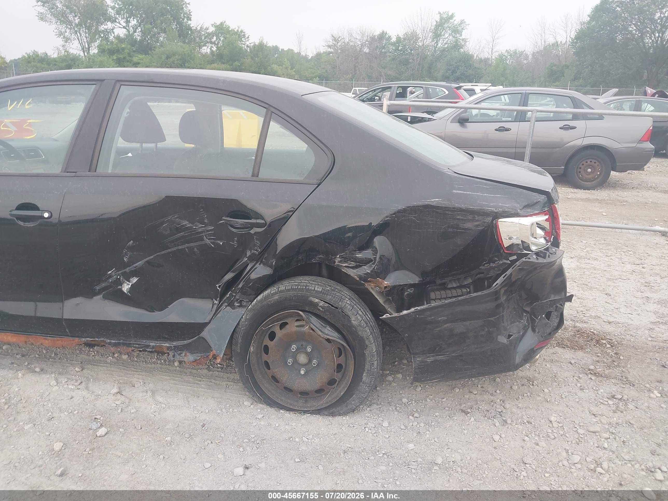 2011 Volkswagen Jetta 2.5l Se Черный vin: 3VWDX7AJ4BM330444
