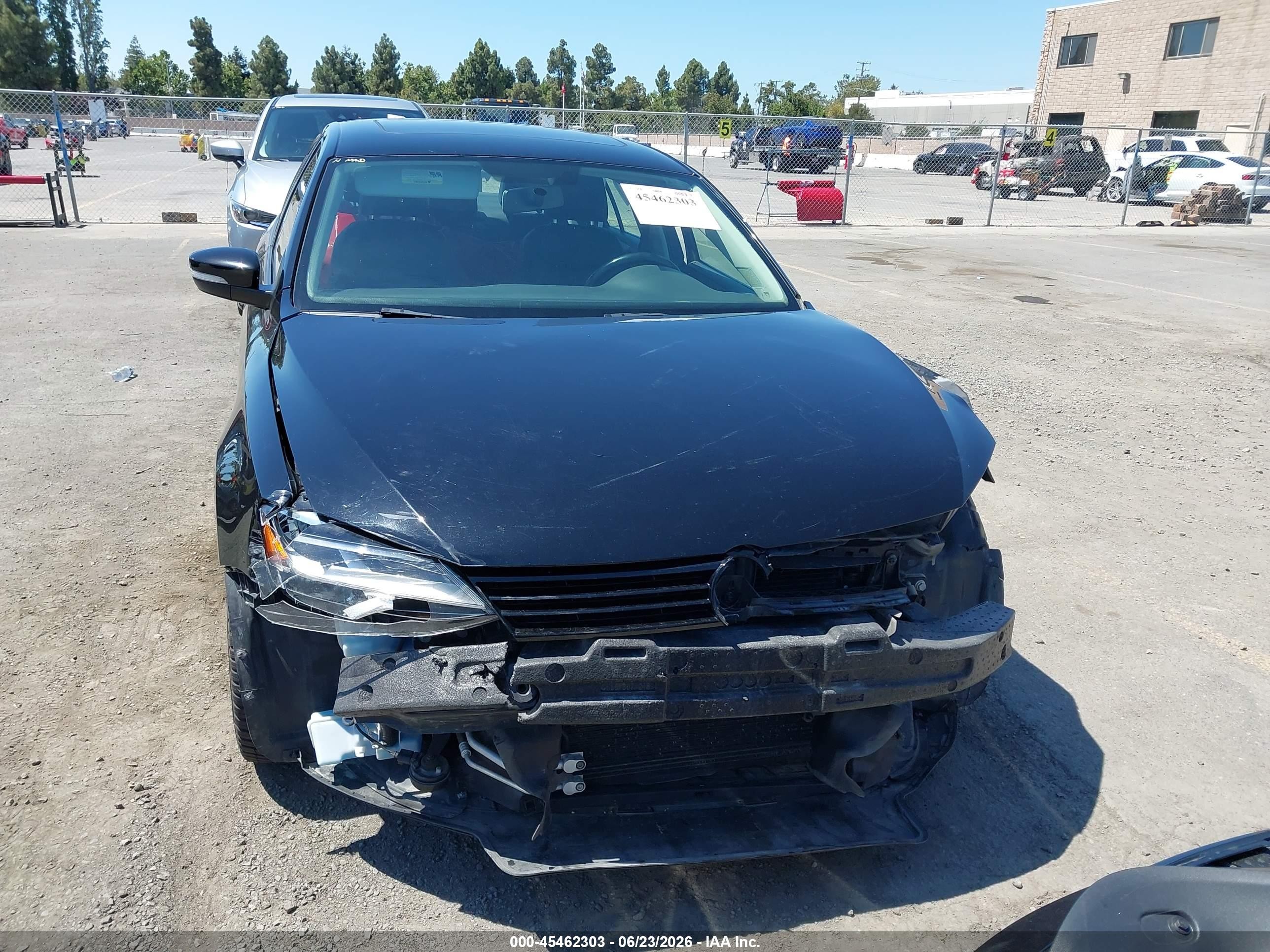 2011 Volkswagen Jetta 2.5l Se Black vin: 3VWDX7AJ4BM368143