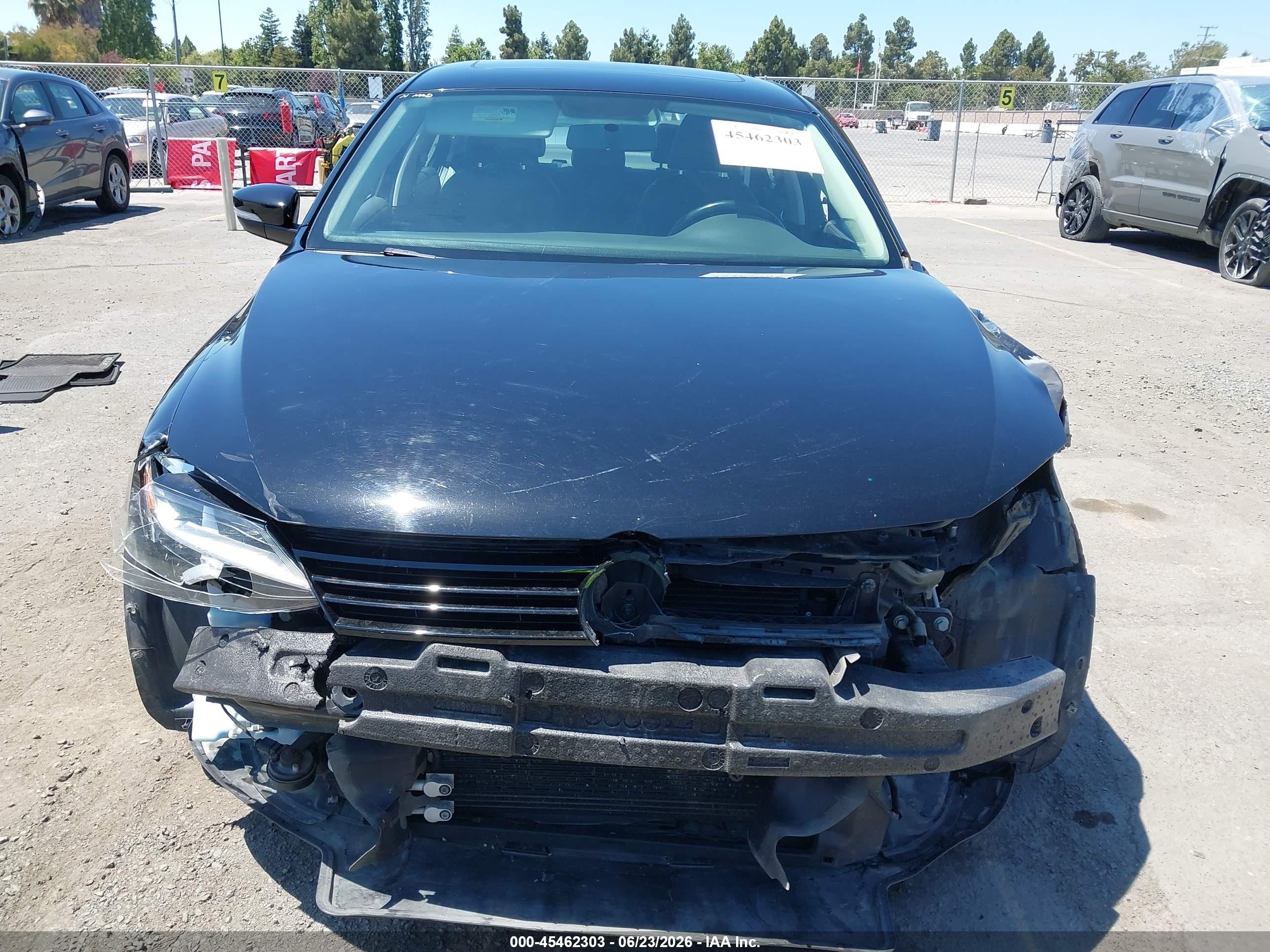 2011 Volkswagen Jetta 2.5l Se Black vin: 3VWDX7AJ4BM368143