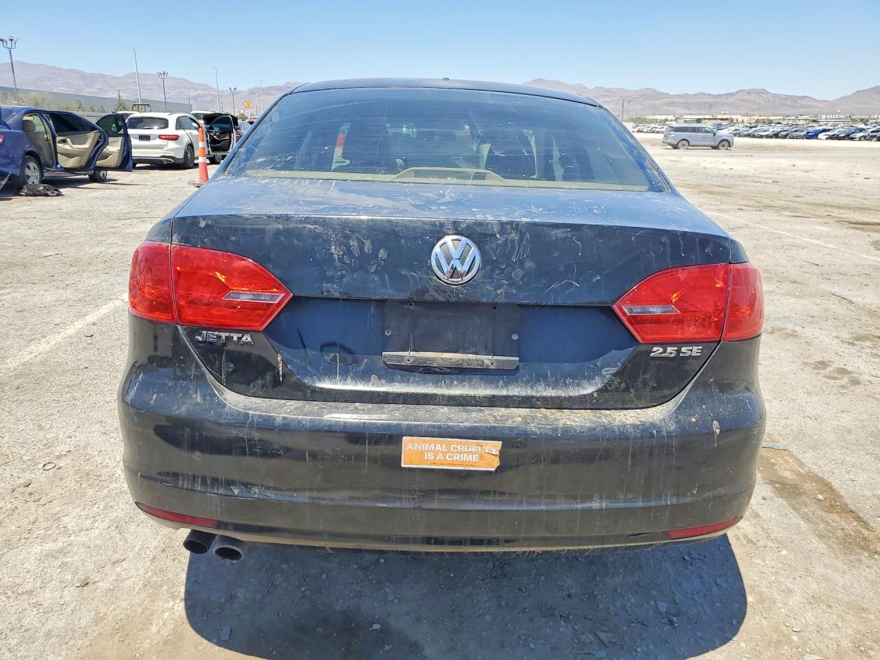 2011 Volkswagen Jetta Se Black vin: 3VWDX7AJ4BM382933