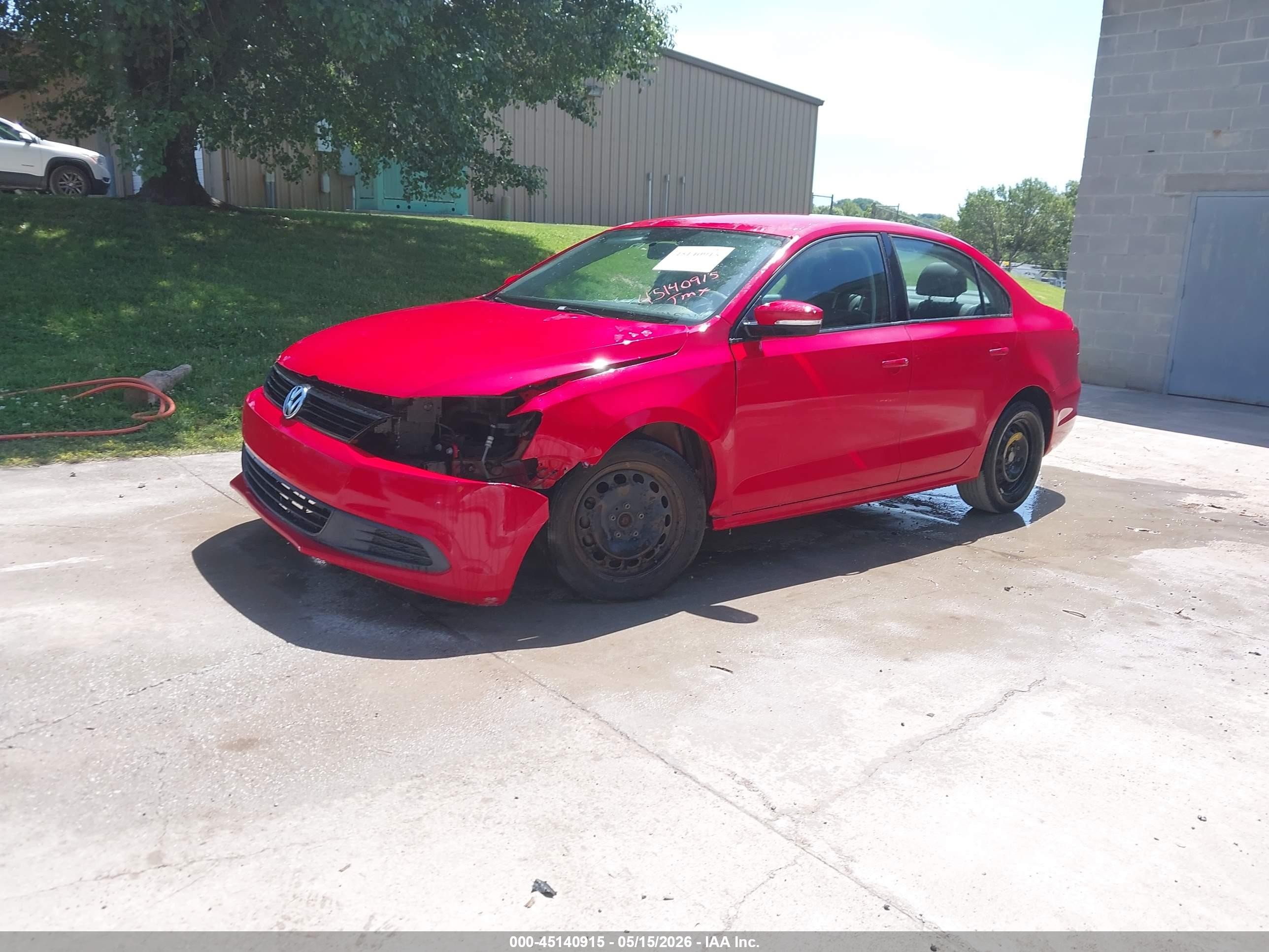 2012 Volkswagen Jetta 2.5l Se Red vin: 3VWDX7AJ4CM331966