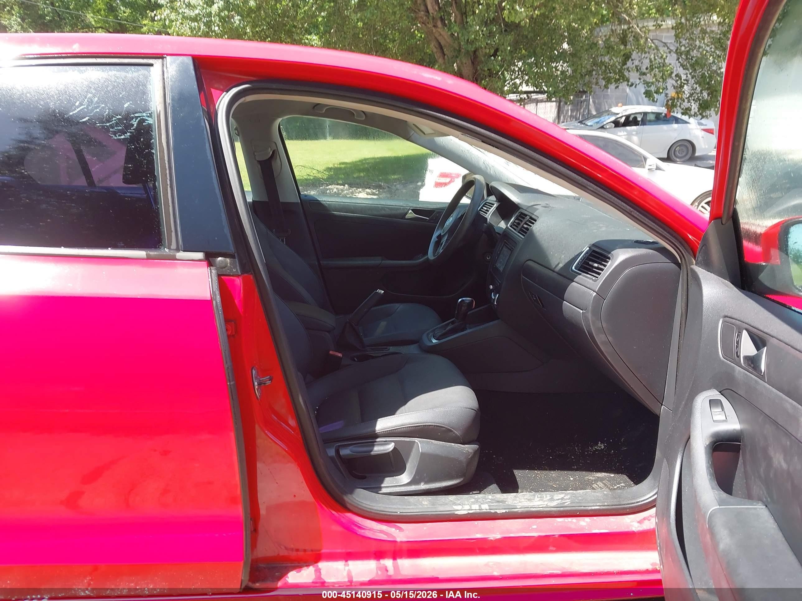 2012 Volkswagen Jetta 2.5l Se Red vin: 3VWDX7AJ4CM331966