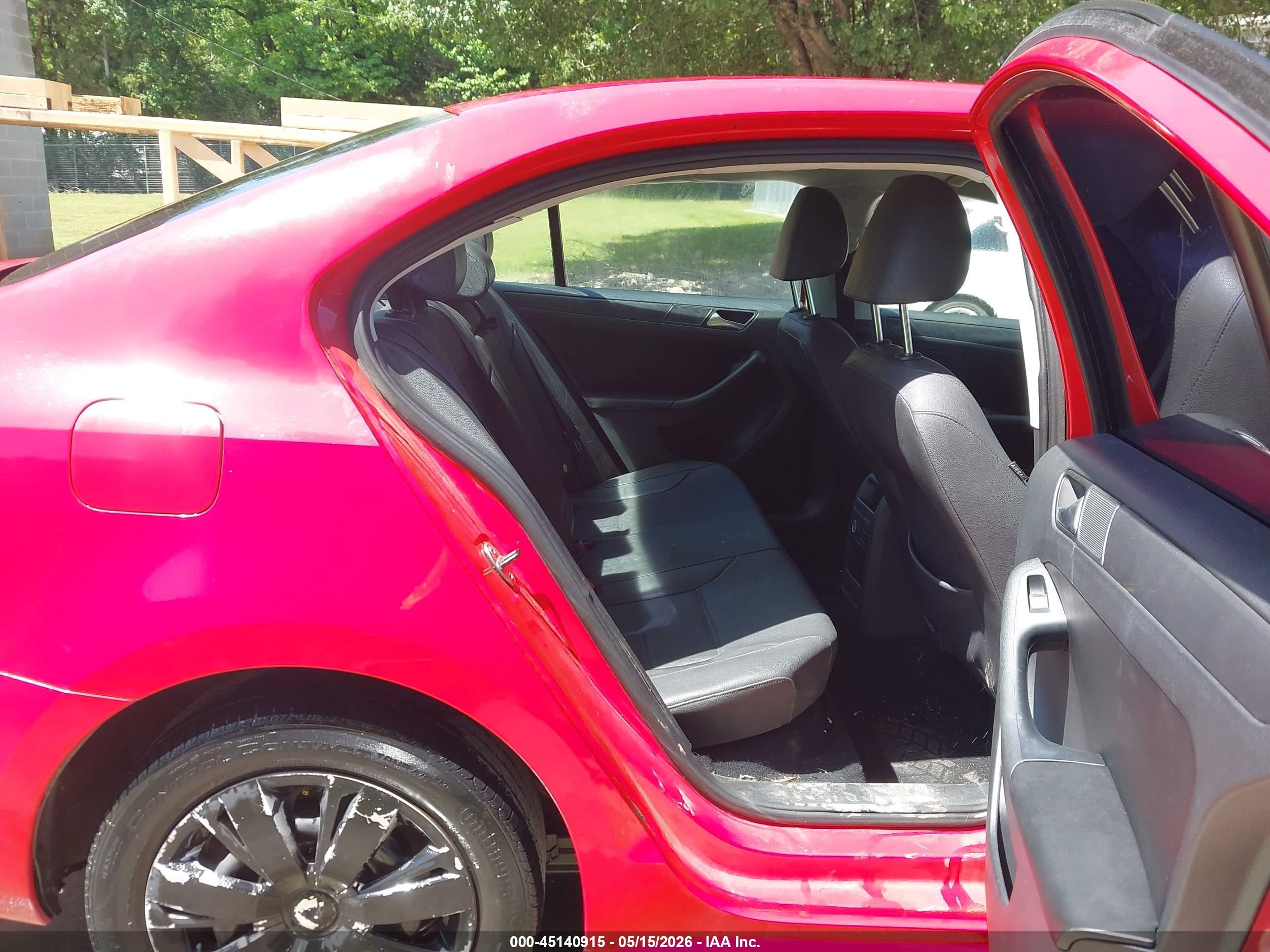 2012 Volkswagen Jetta 2.5l Se Red vin: 3VWDX7AJ4CM331966