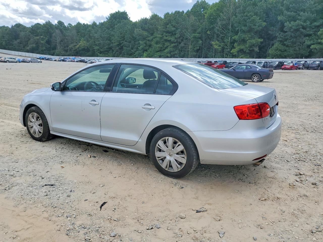 2012 Volkswagen Jetta Se Silver vin: 3VWDX7AJ4CM420050