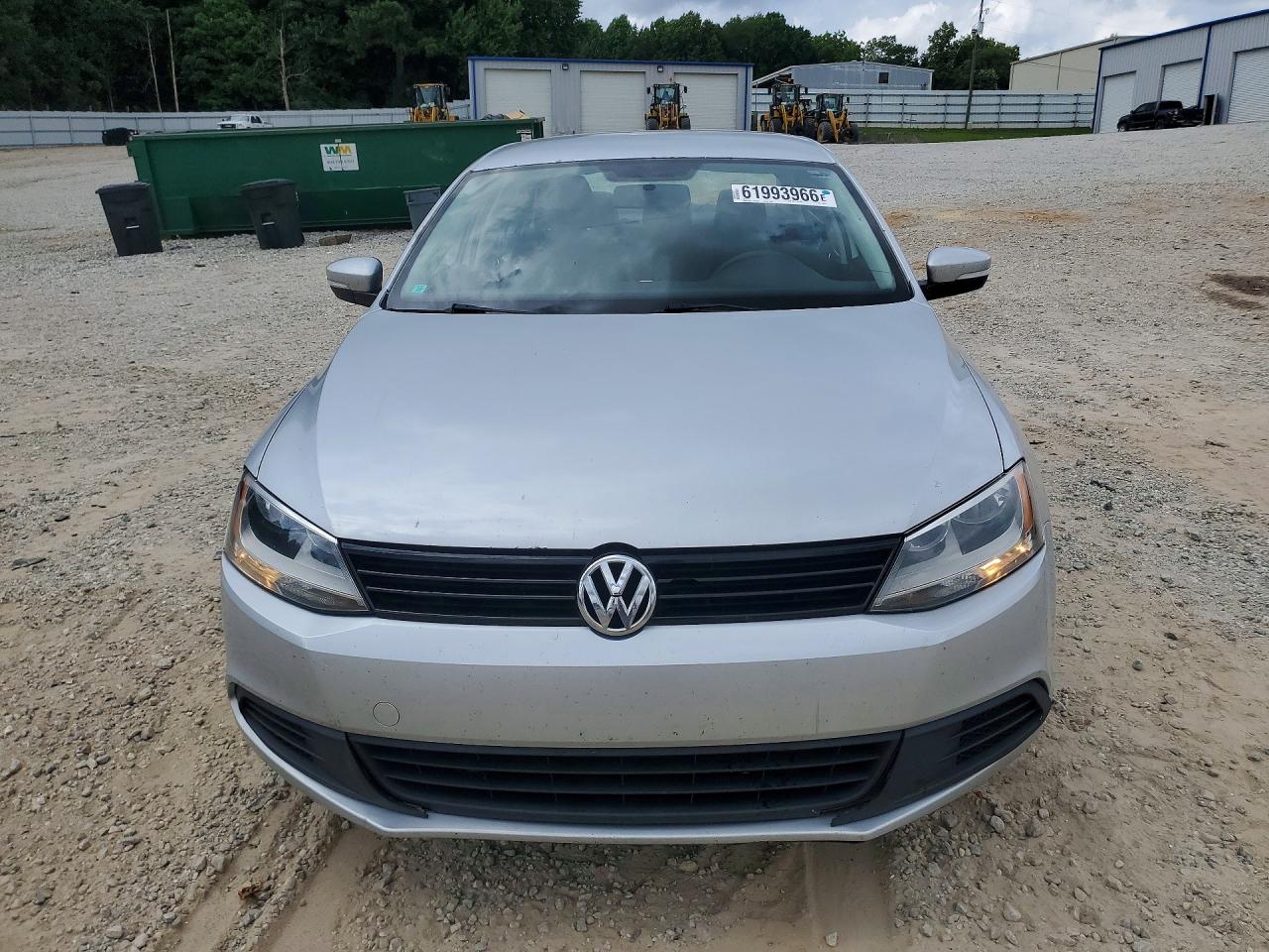 2012 Volkswagen Jetta Se Silver vin: 3VWDX7AJ4CM420050