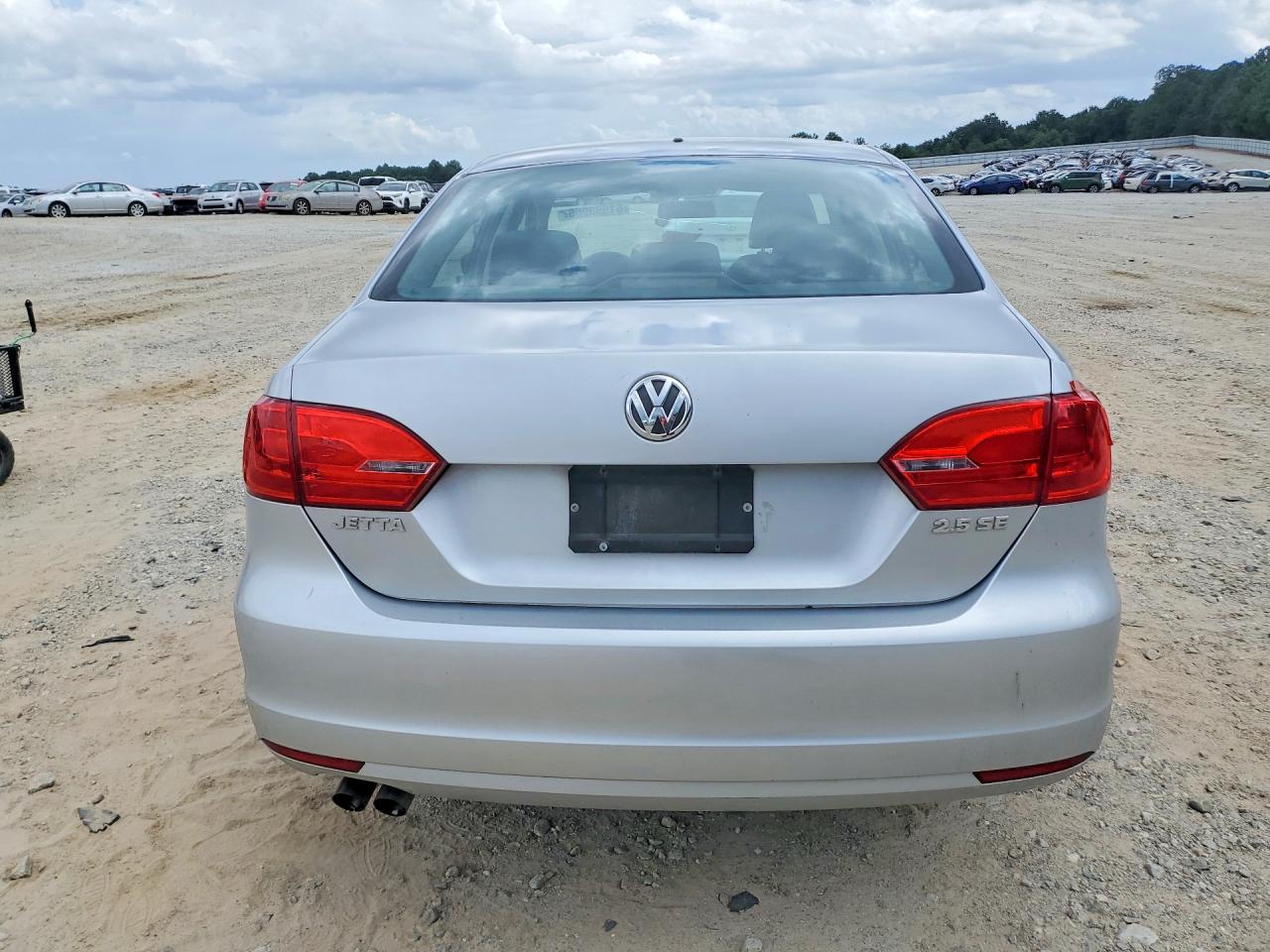 2012 Volkswagen Jetta Se Silver vin: 3VWDX7AJ4CM420050