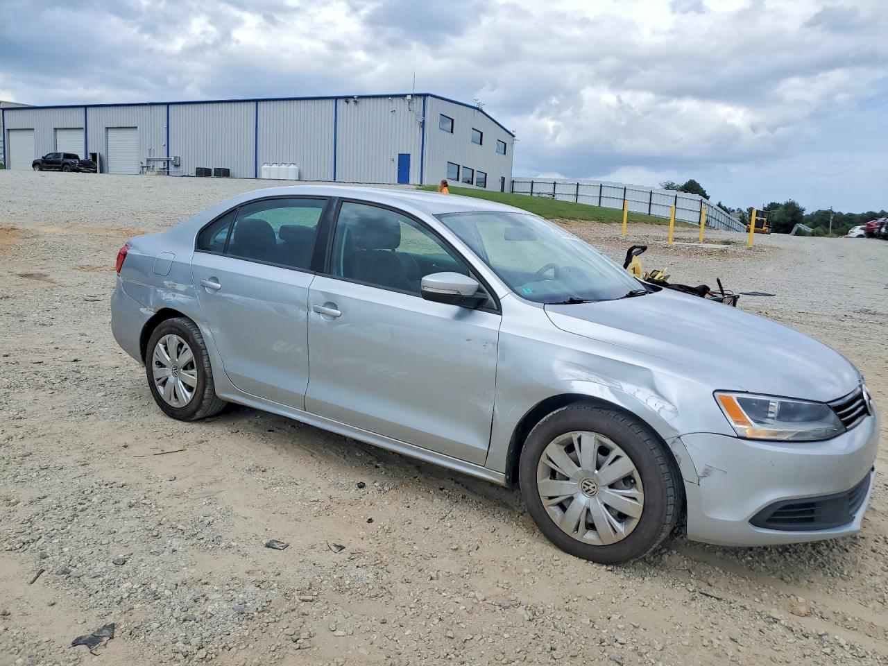 2012 Volkswagen Jetta Se Silver vin: 3VWDX7AJ4CM420050