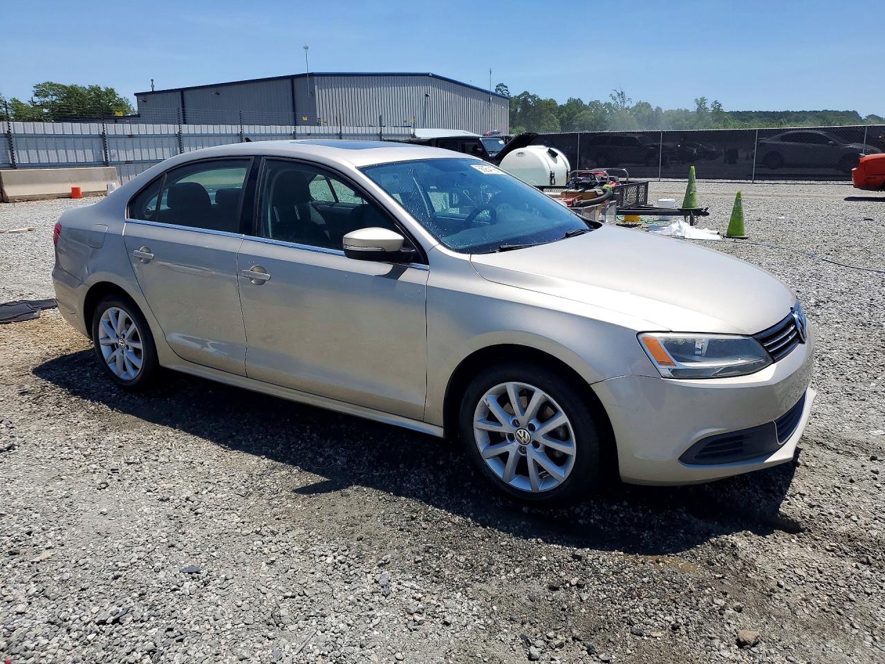 2013 Volkswagen Jetta Se Beige vin: 3VWDX7AJ4DM234672