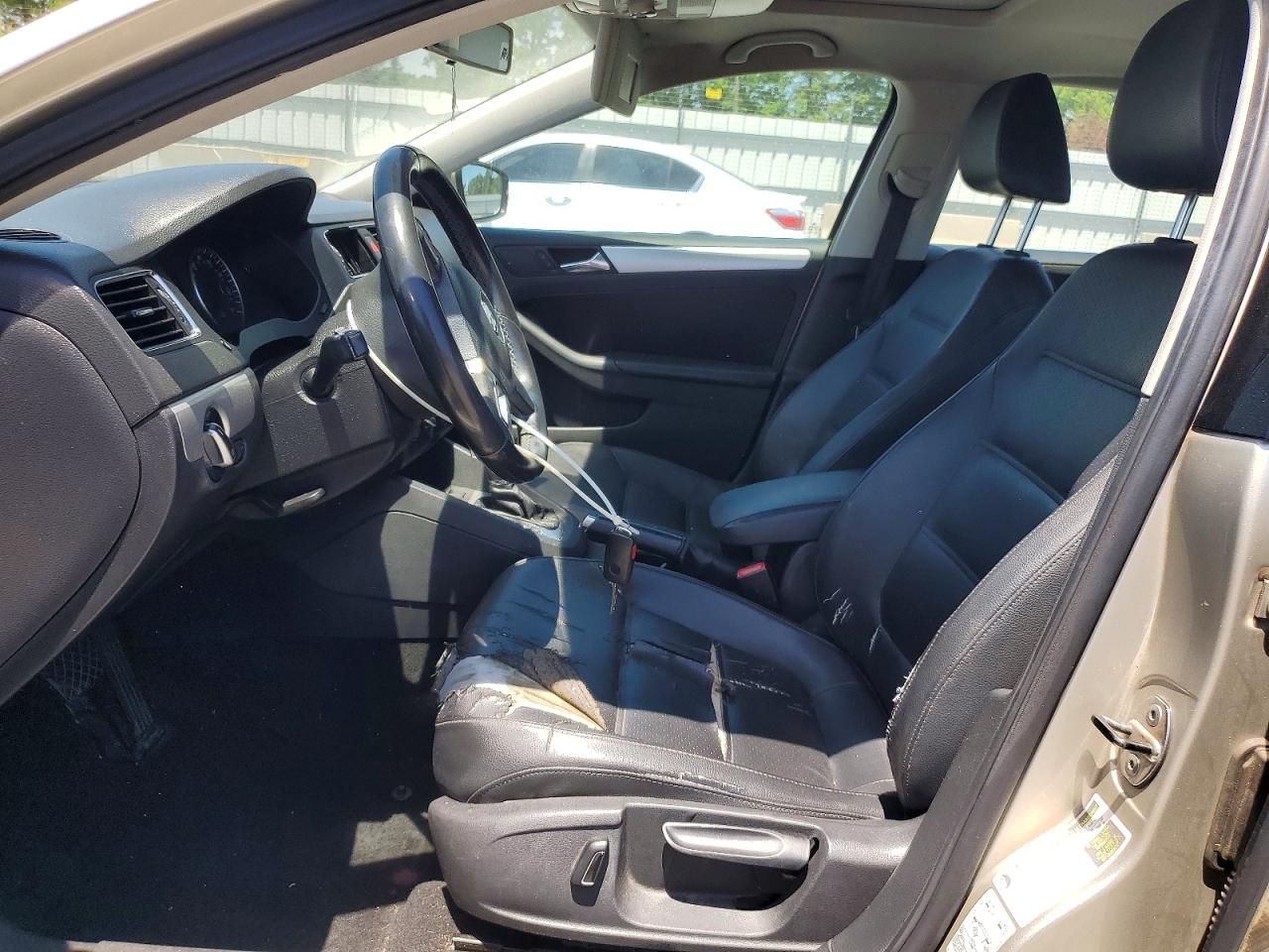 2013 Volkswagen Jetta Se Beige vin: 3VWDX7AJ4DM234672
