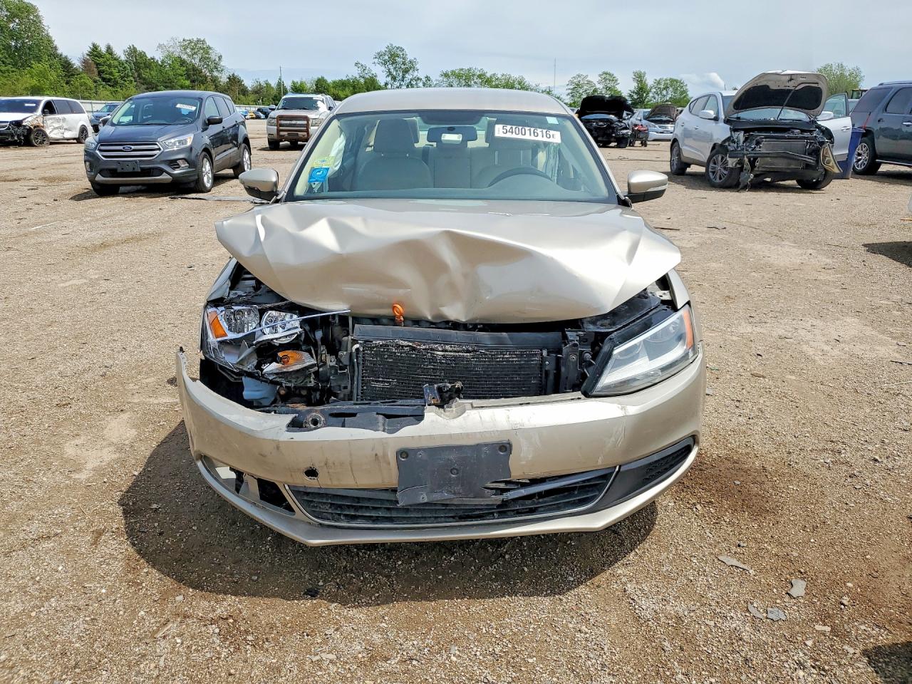 2013 Volkswagen Jetta Se Желто-коричневый vin: 3VWDX7AJ4DM282138