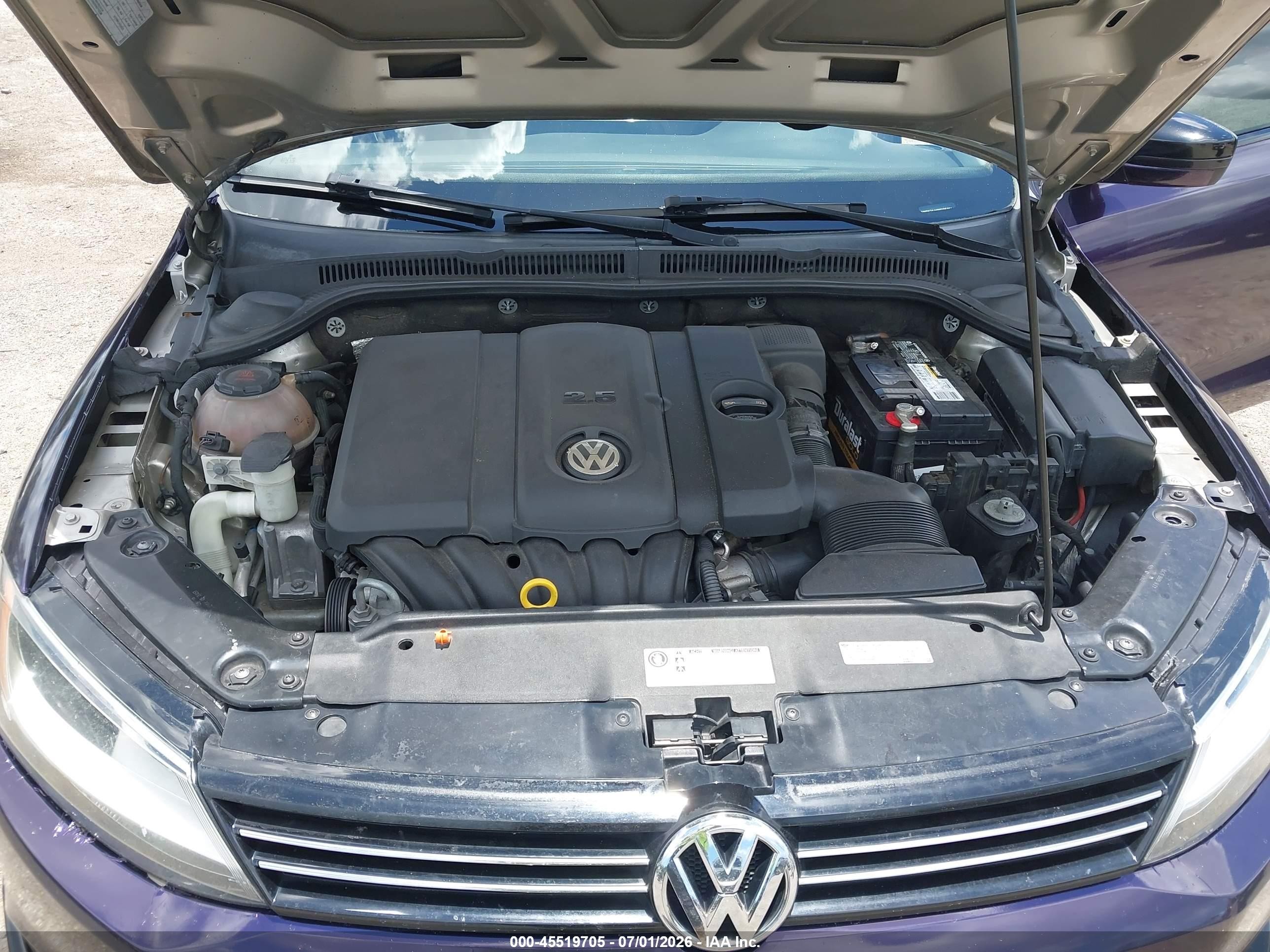 2013 Volkswagen Jetta 2.5l Se Purple vin: 3VWDX7AJ4DM295861