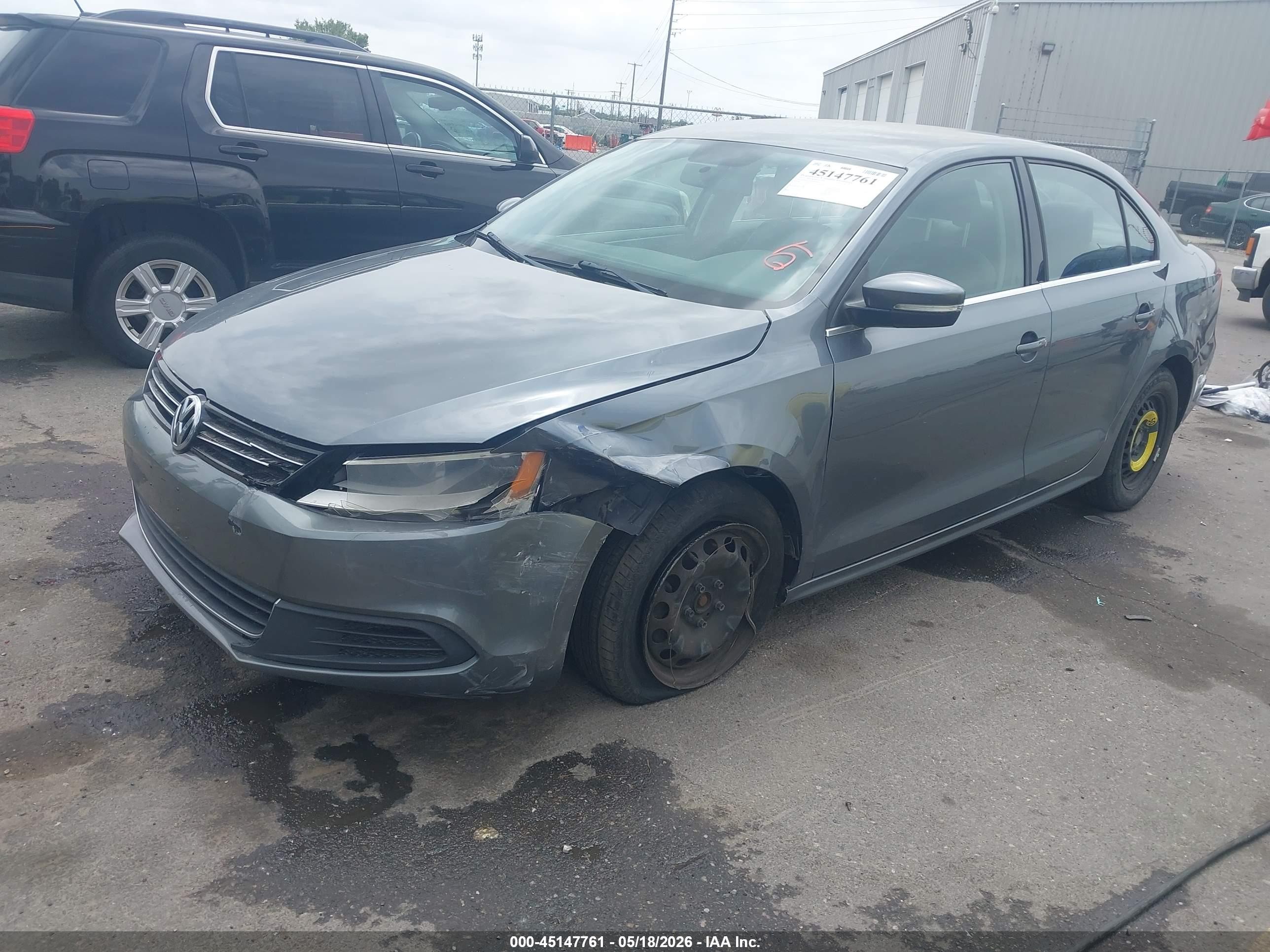 2013 Volkswagen Jetta 2.5l Se Gray vin: 3VWDX7AJ4DM305675