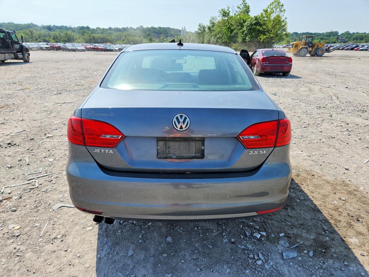 2013 Volkswagen Jetta Se Gray vin: 3VWDX7AJ4DM357856