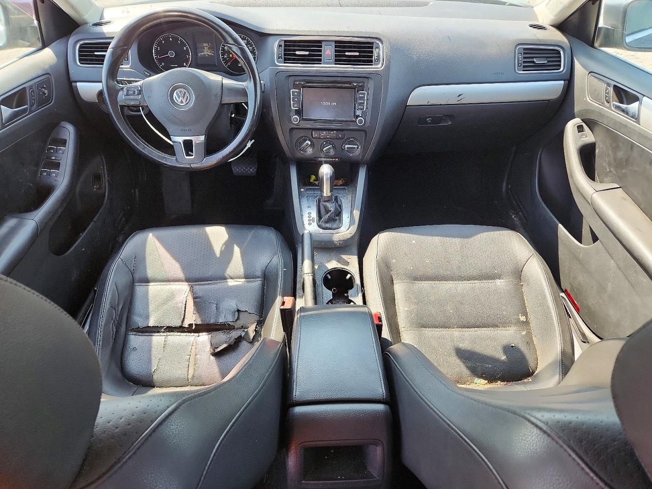 2013 Volkswagen Jetta Se Gray vin: 3VWDX7AJ4DM357856