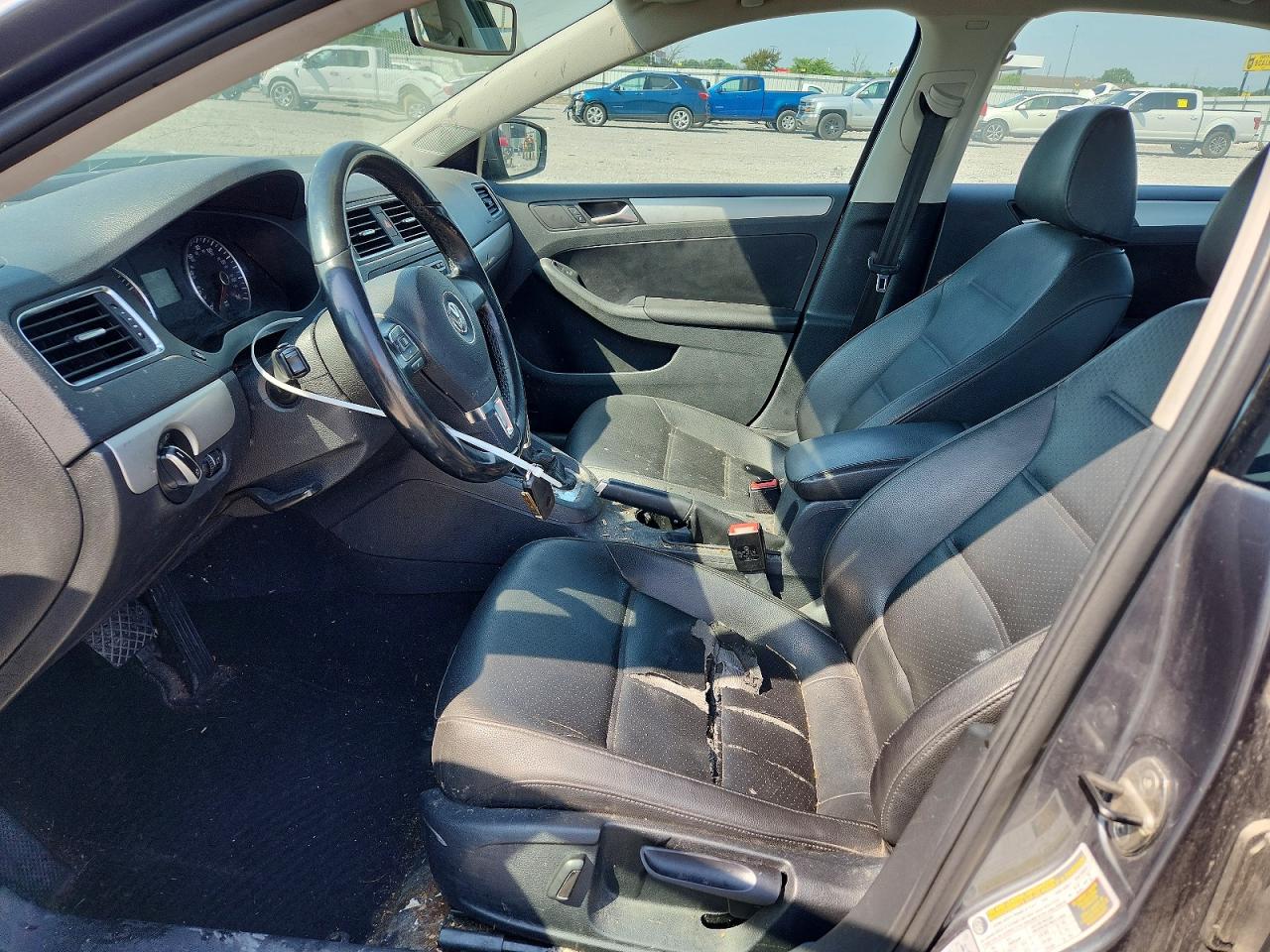 2013 Volkswagen Jetta Se Gray vin: 3VWDX7AJ4DM357856