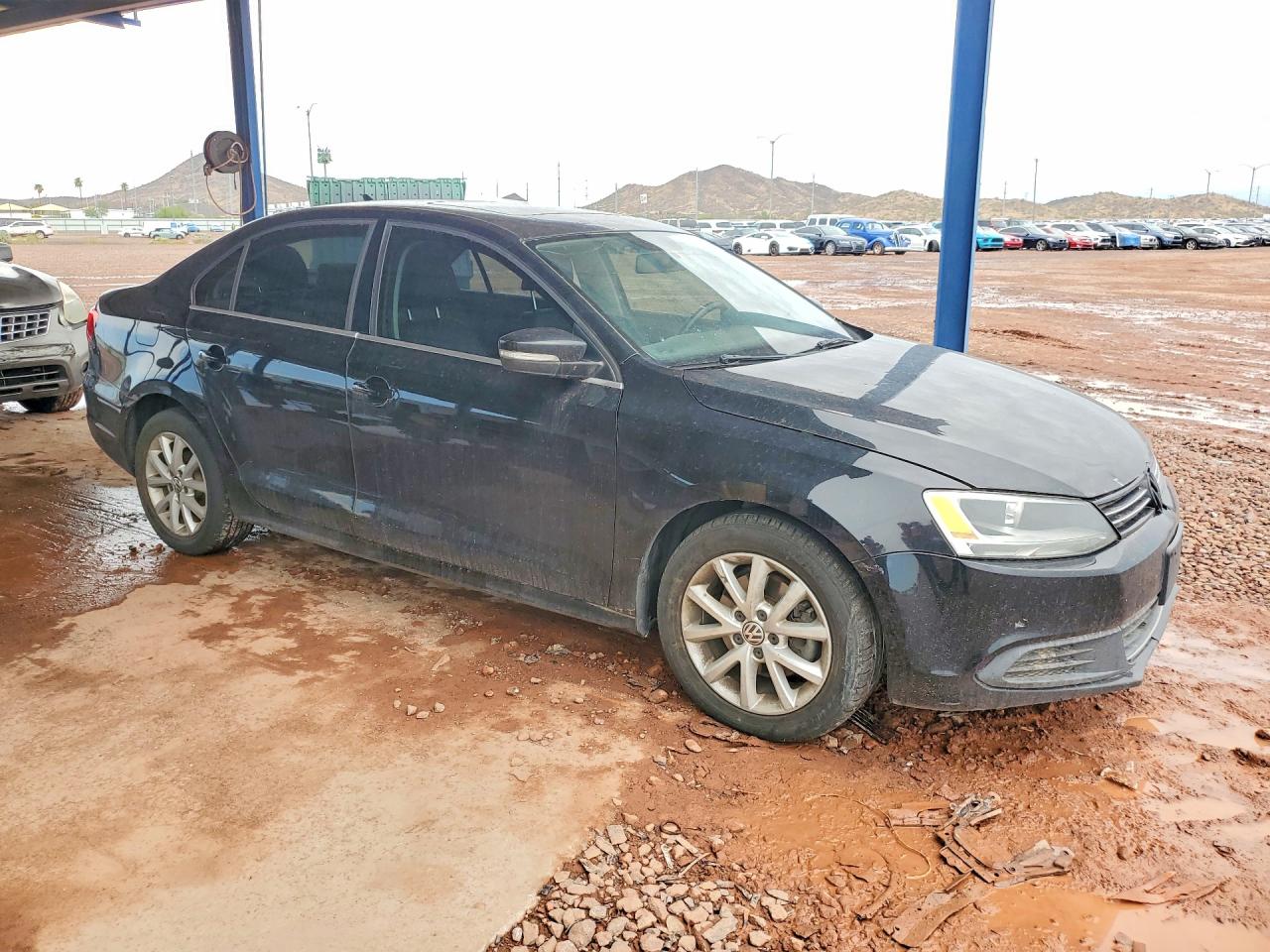 2013 Volkswagen Jetta Se Black vin: 3VWDX7AJ4DM362295