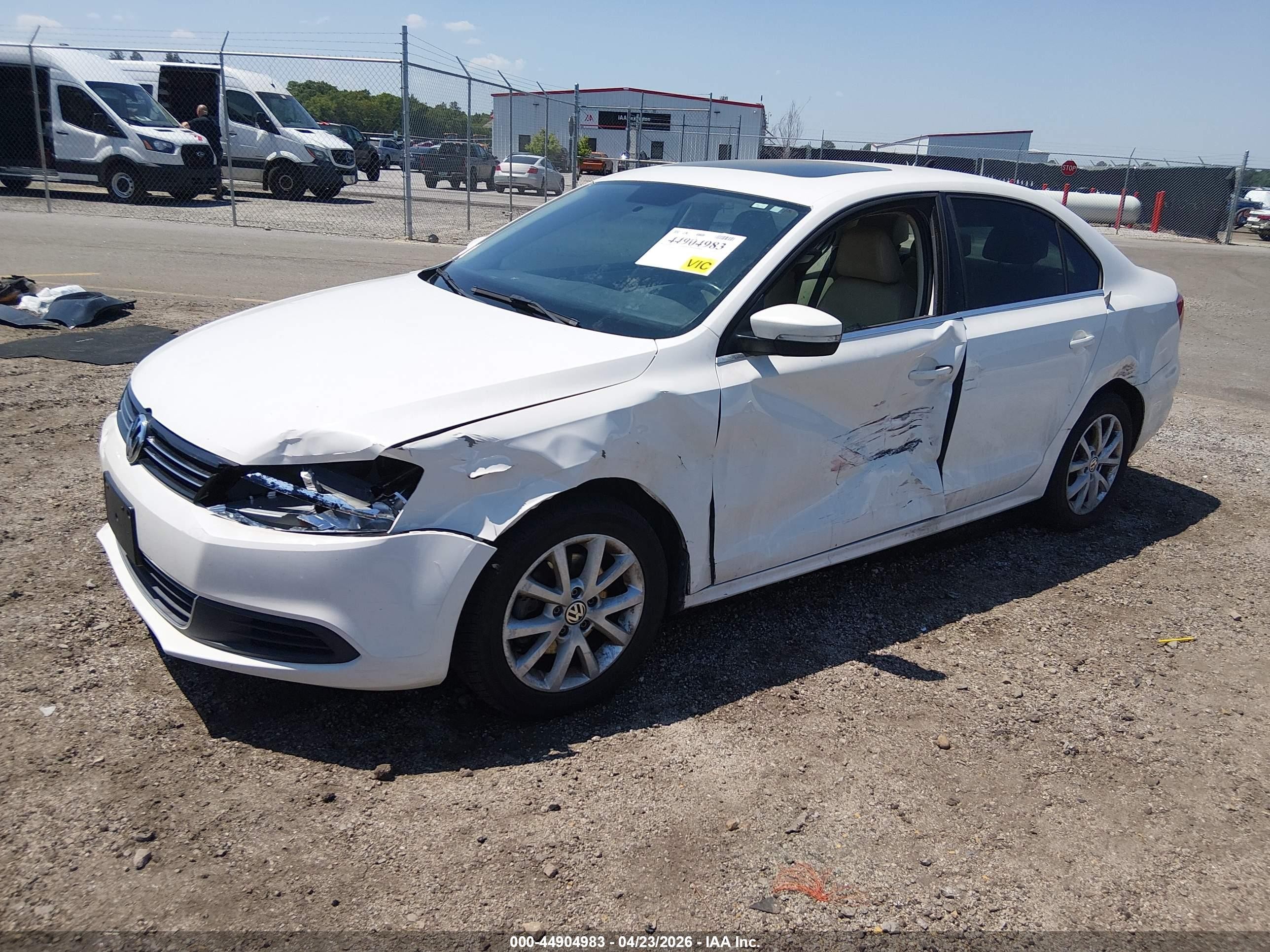 2013 Volkswagen Jetta Se Белый vin: 3VWDX7AJ4DM365102
