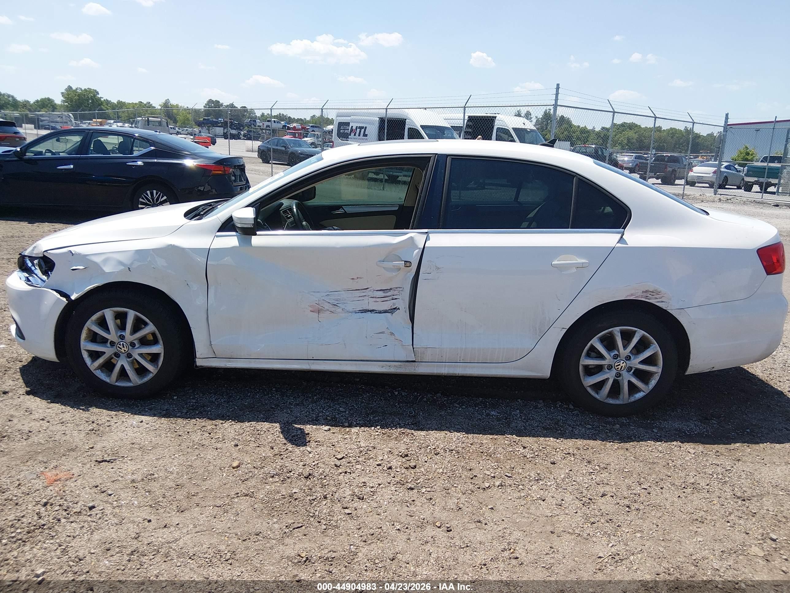 2013 Volkswagen Jetta Se Белый vin: 3VWDX7AJ4DM365102