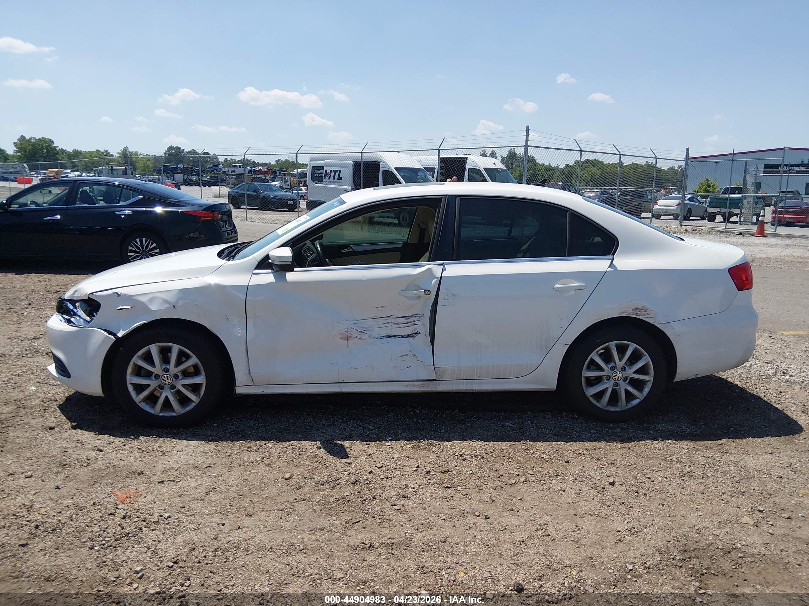 2013 Volkswagen Jetta Se Белый vin: 3VWDX7AJ4DM365102