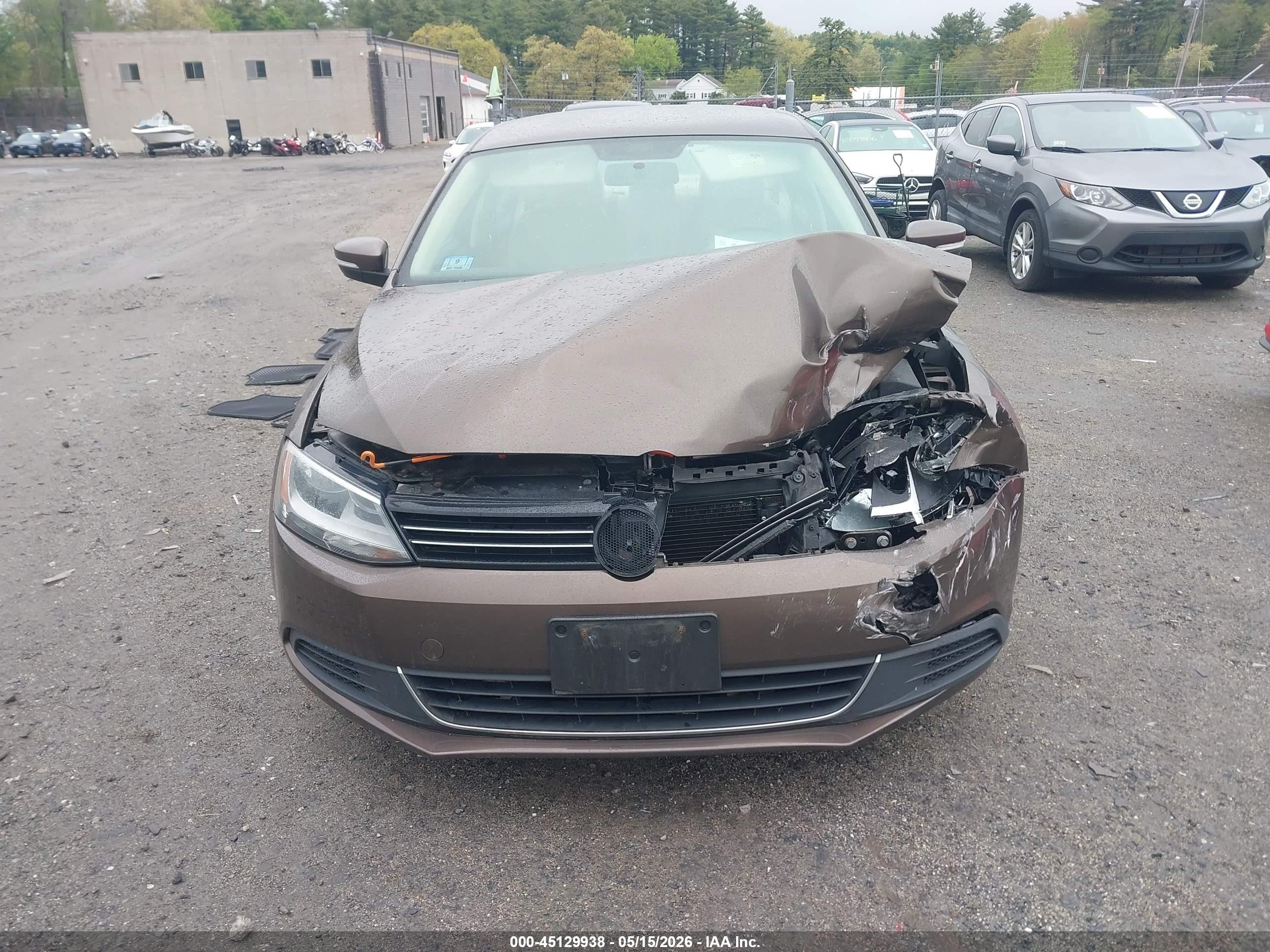 2013 Volkswagen Jetta 2.5l Se Brown vin: 3VWDX7AJ4DM427761