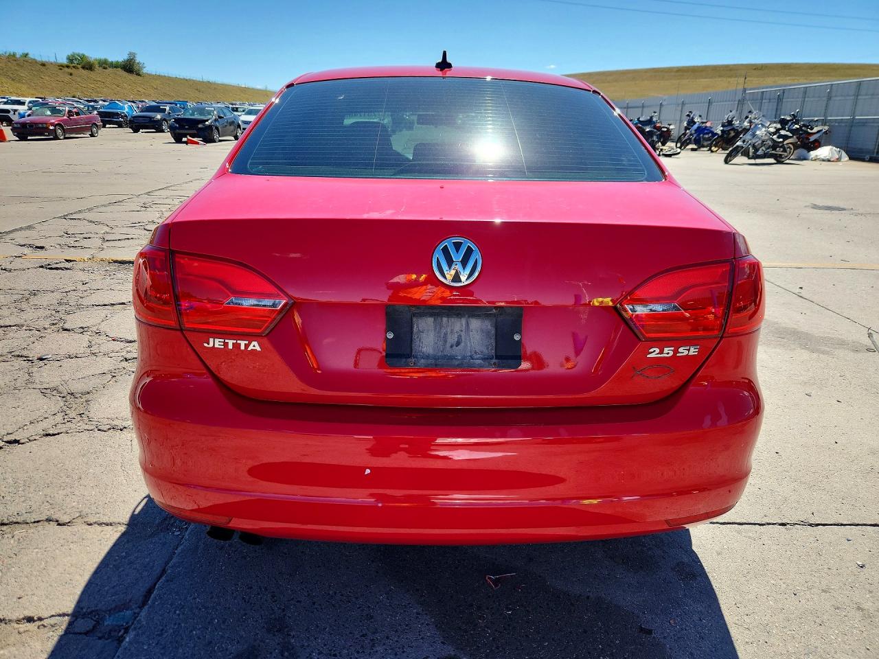 2011 Volkswagen Jetta Se Red vin: 3VWDX7AJ5BM052671