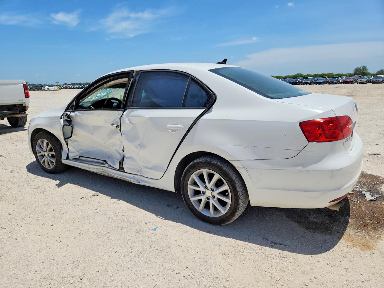 2011 Volkswagen Jetta Se Белый vin: 3VWDX7AJ5BM305374