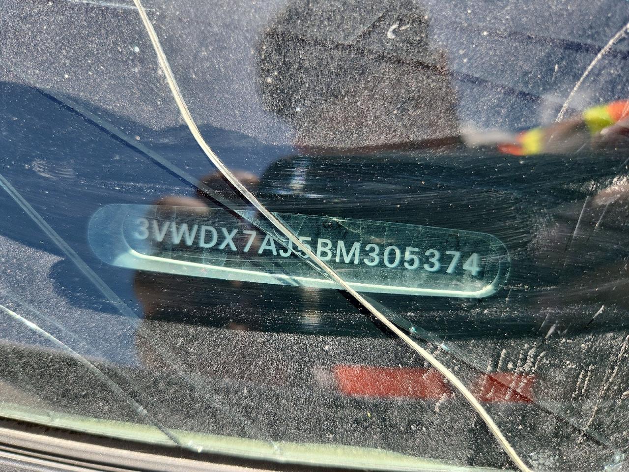 2011 Volkswagen Jetta Se Белый vin: 3VWDX7AJ5BM305374
