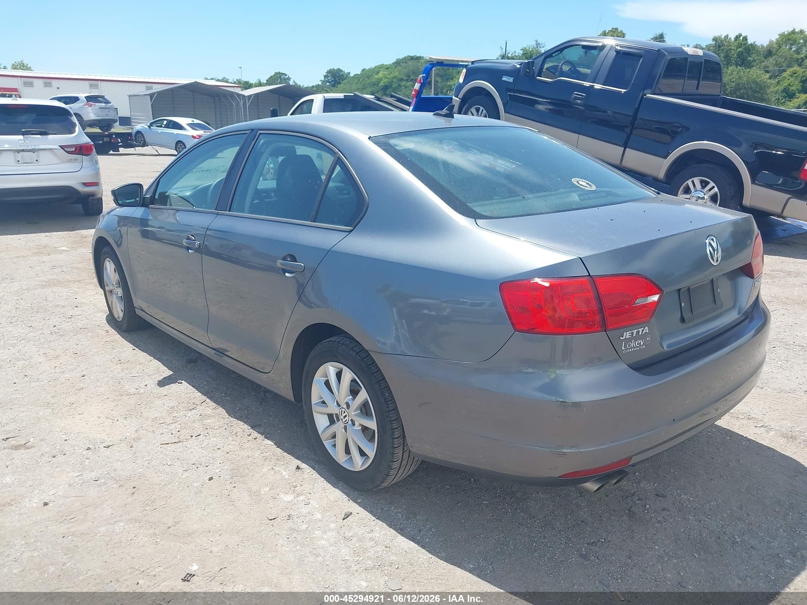 2011 Volkswagen Jetta 2.5l Se Gray vin: 3VWDX7AJ5BM316455