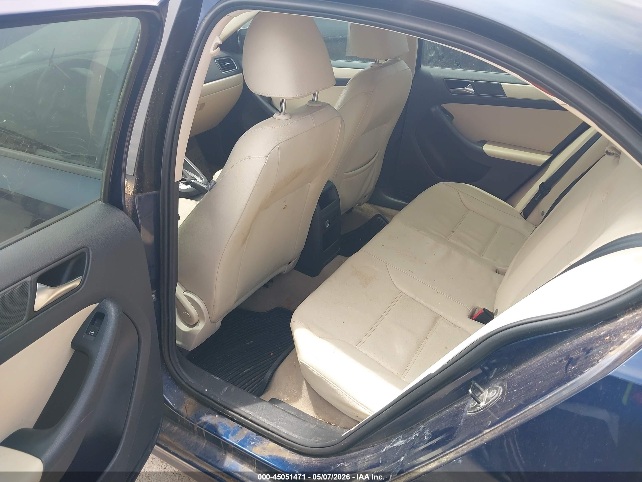 2011 Volkswagen Jetta 2.5l Se Синий vin: 3VWDX7AJ5BM320263