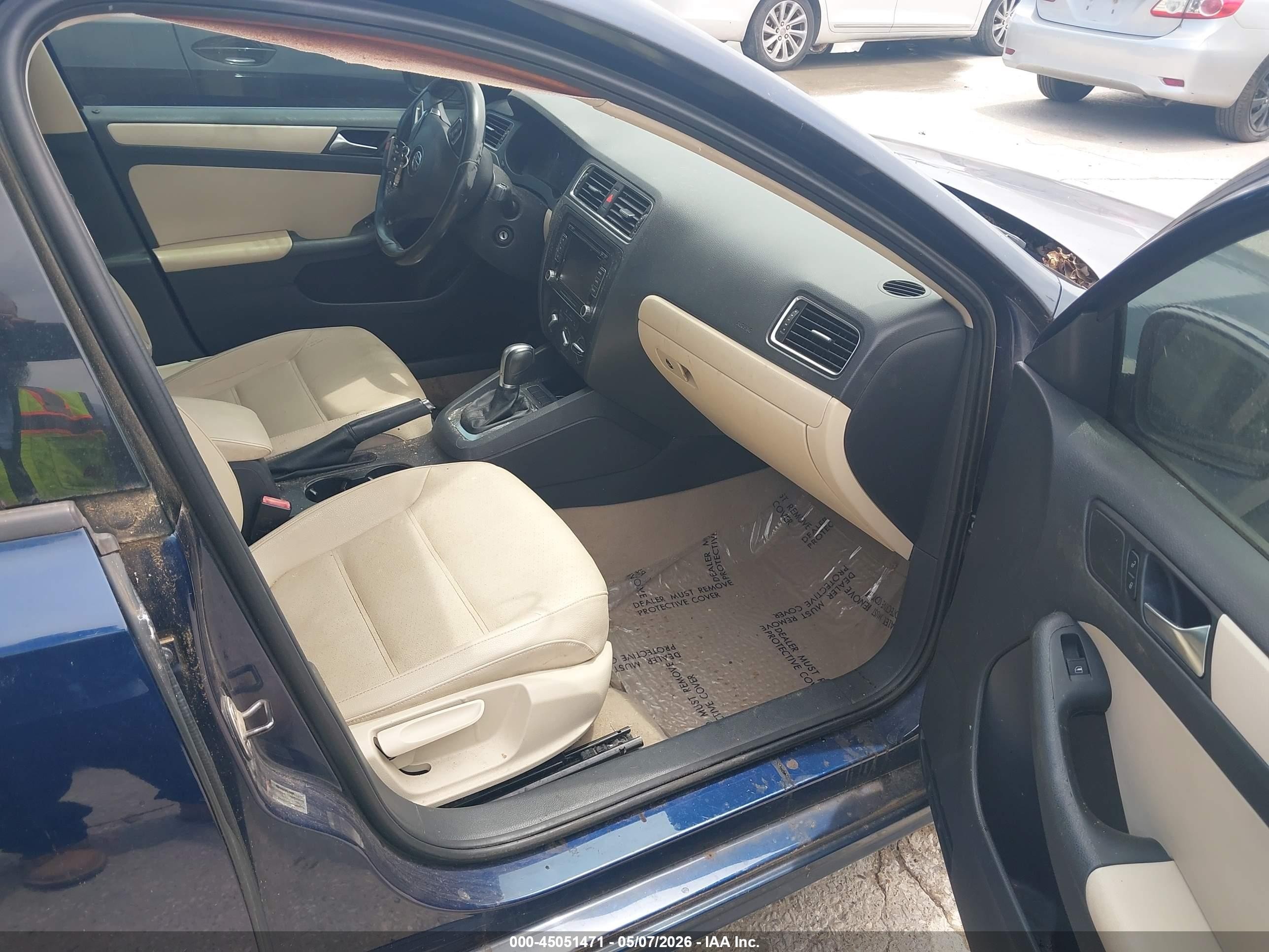 2011 Volkswagen Jetta 2.5l Se Синий vin: 3VWDX7AJ5BM320263
