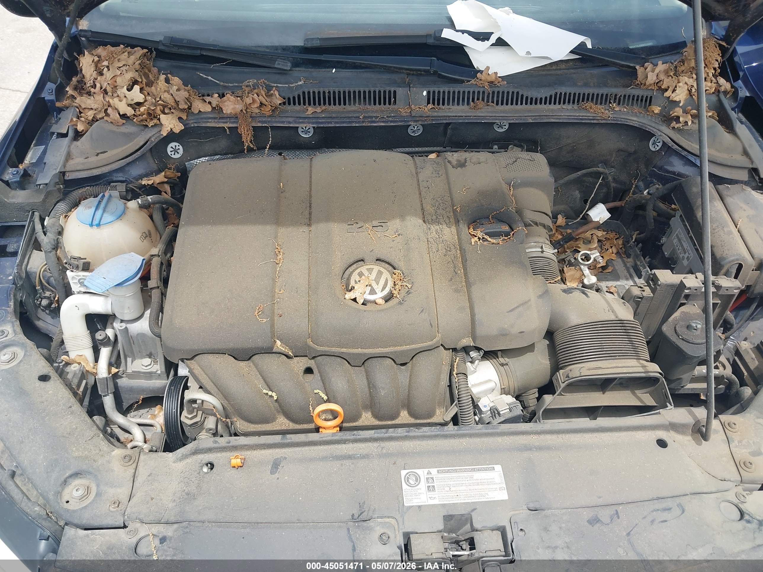 2011 Volkswagen Jetta 2.5l Se Синий vin: 3VWDX7AJ5BM320263