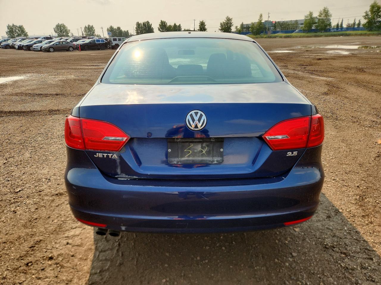 2011 Volkswagen Jetta Se Blue vin: 3VWDX7AJ5BM339668