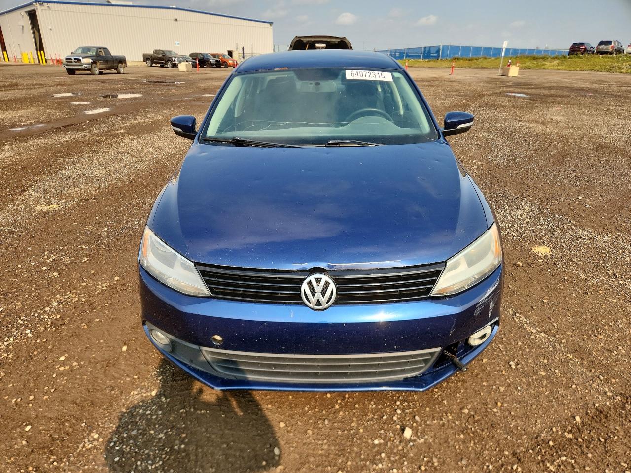 2011 Volkswagen Jetta Se Blue vin: 3VWDX7AJ5BM339668
