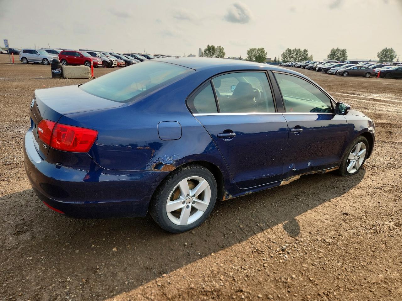 2011 Volkswagen Jetta Se Blue vin: 3VWDX7AJ5BM339668