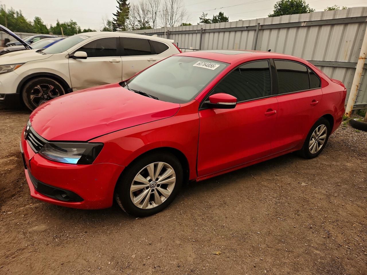 2011 Volkswagen Jetta Se Красный vin: 3VWDX7AJ5BM385050