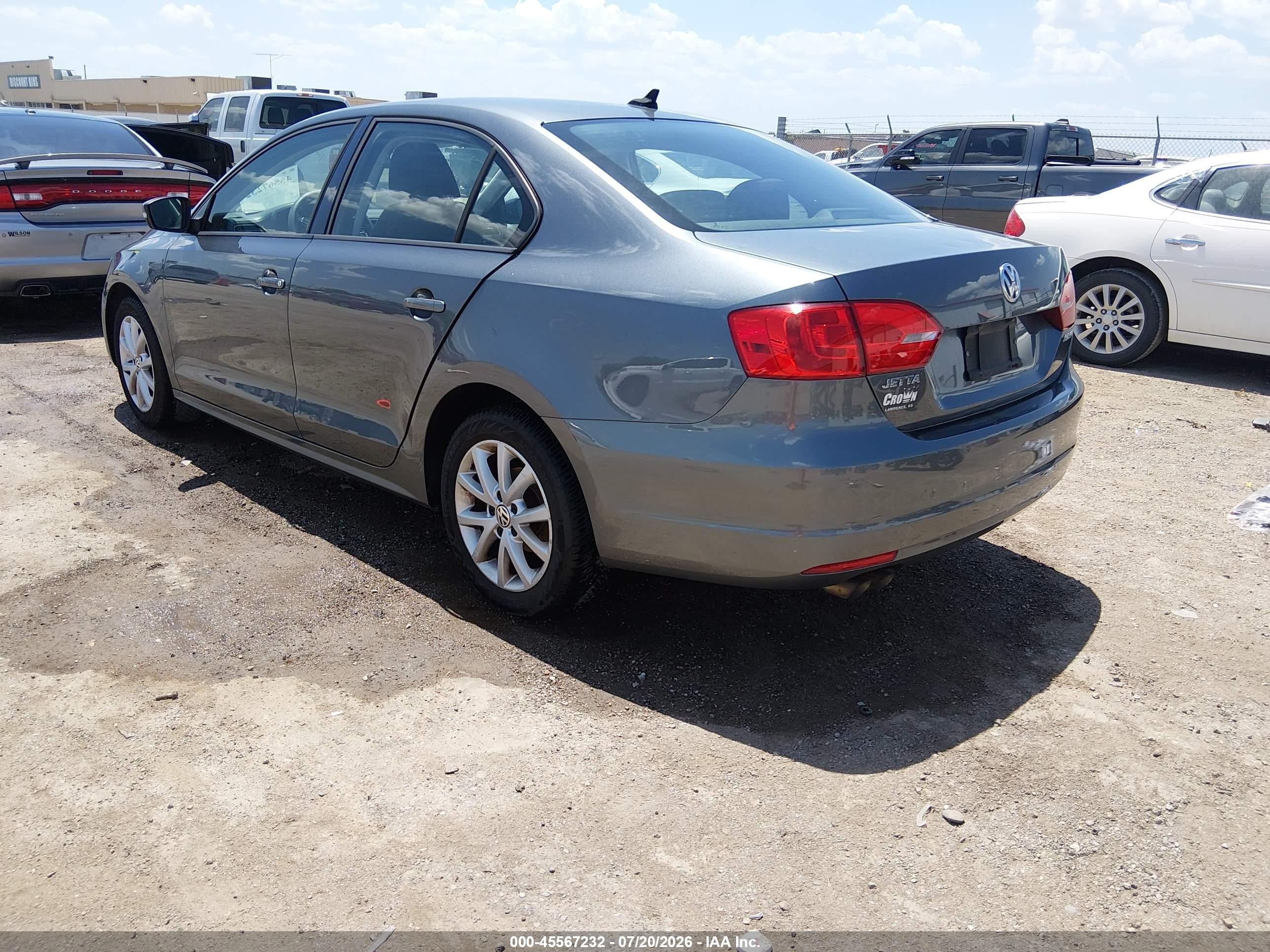 2012 Volkswagen Jetta 2.5l Se Серый vin: 3VWDX7AJ5CM121179