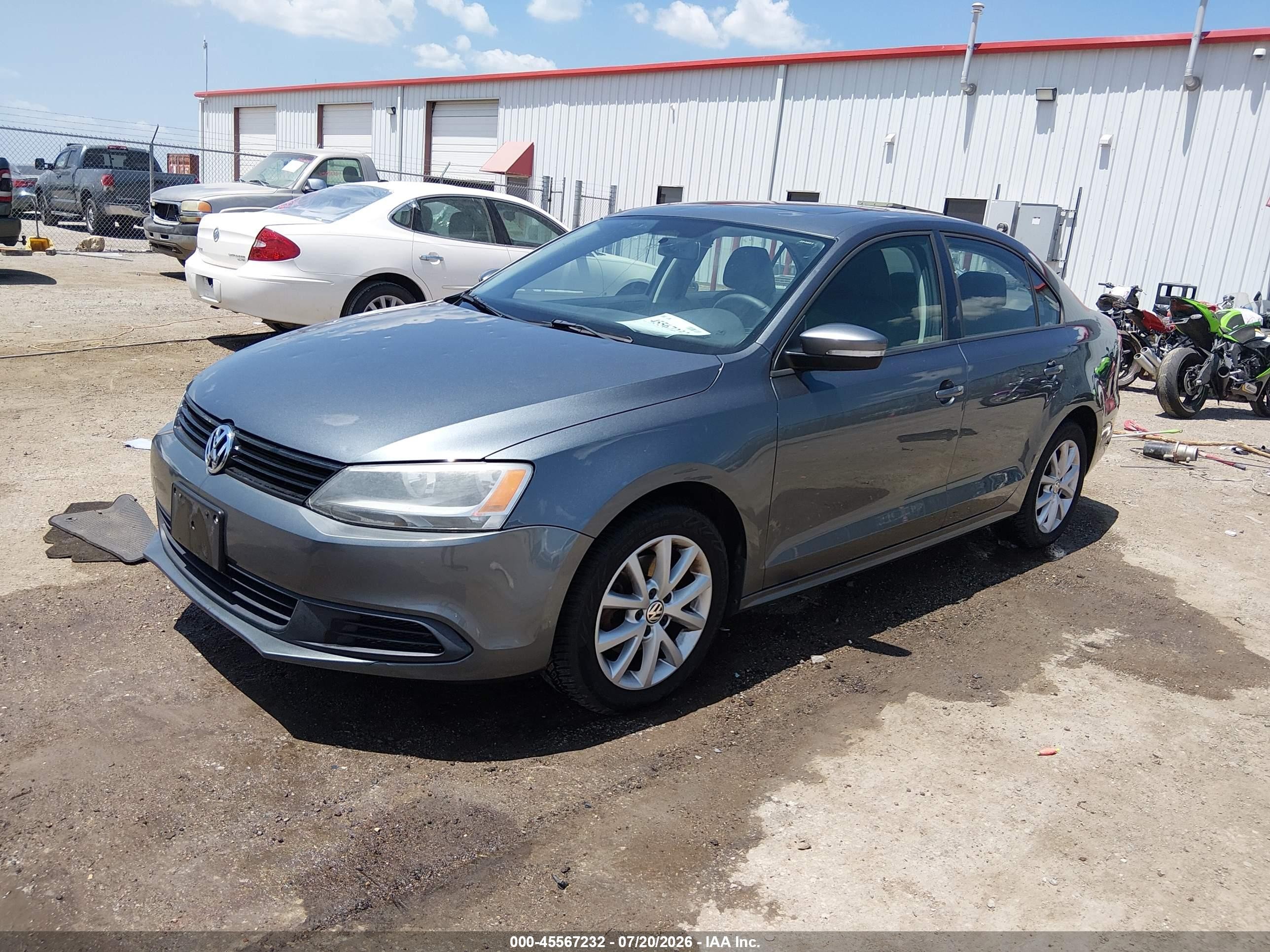2012 Volkswagen Jetta 2.5l Se Серый vin: 3VWDX7AJ5CM121179