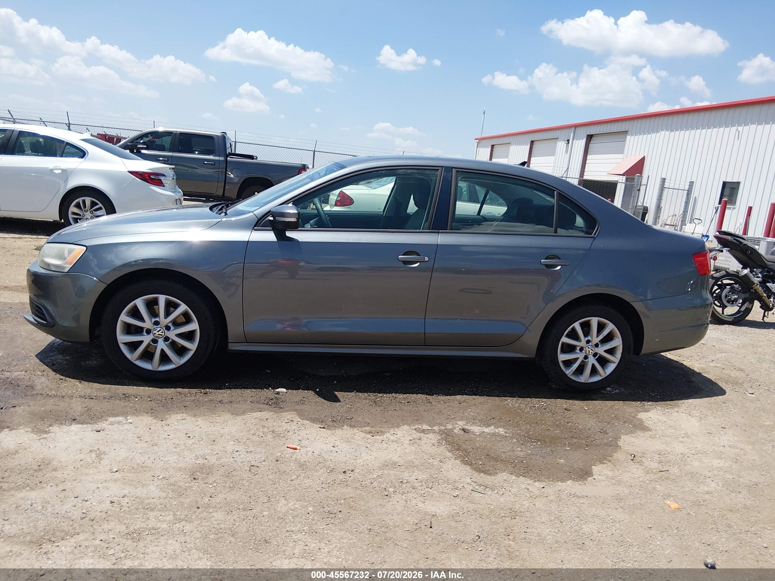2012 Volkswagen Jetta 2.5l Se Серый vin: 3VWDX7AJ5CM121179