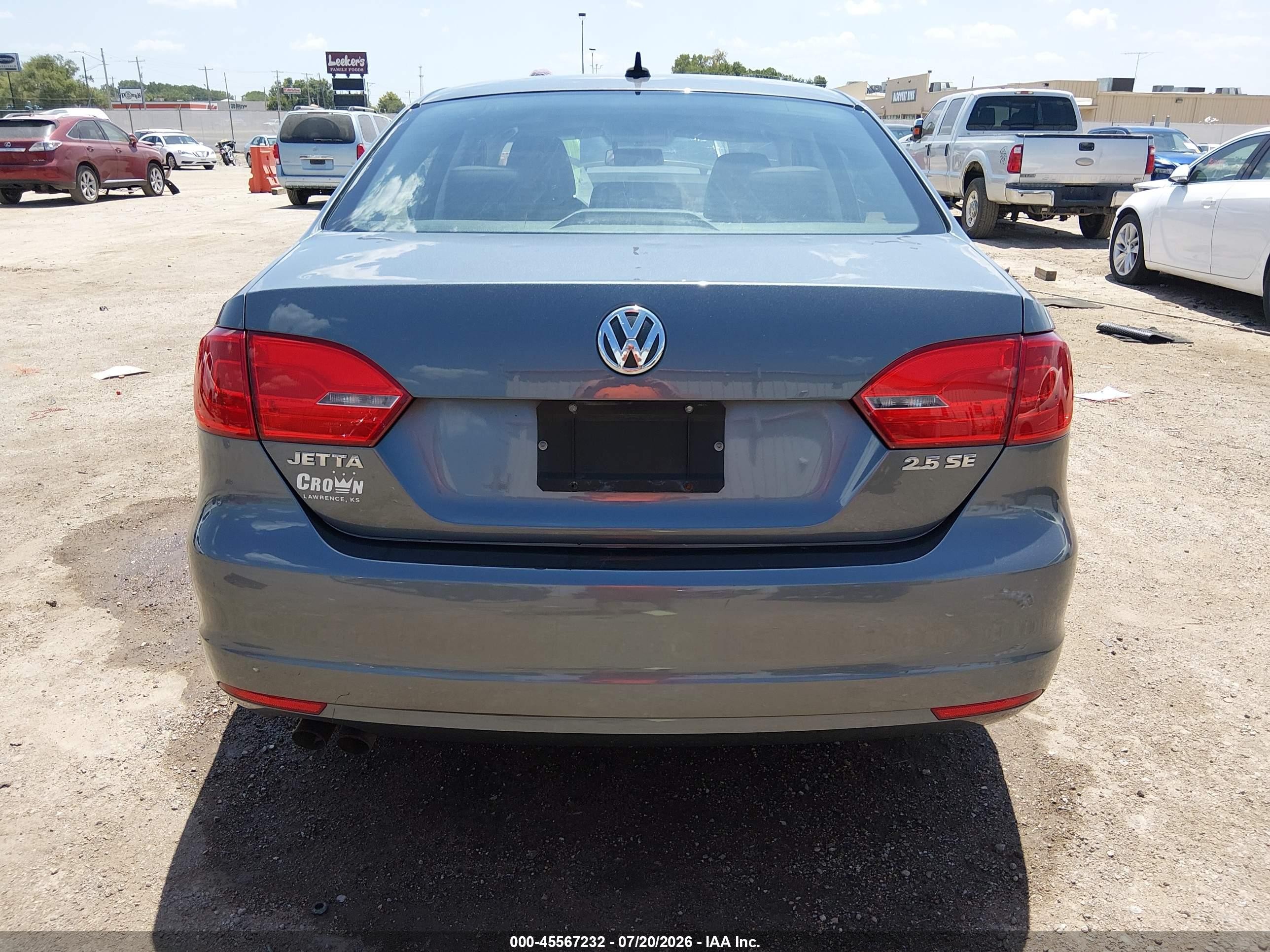 2012 Volkswagen Jetta 2.5l Se Серый vin: 3VWDX7AJ5CM121179
