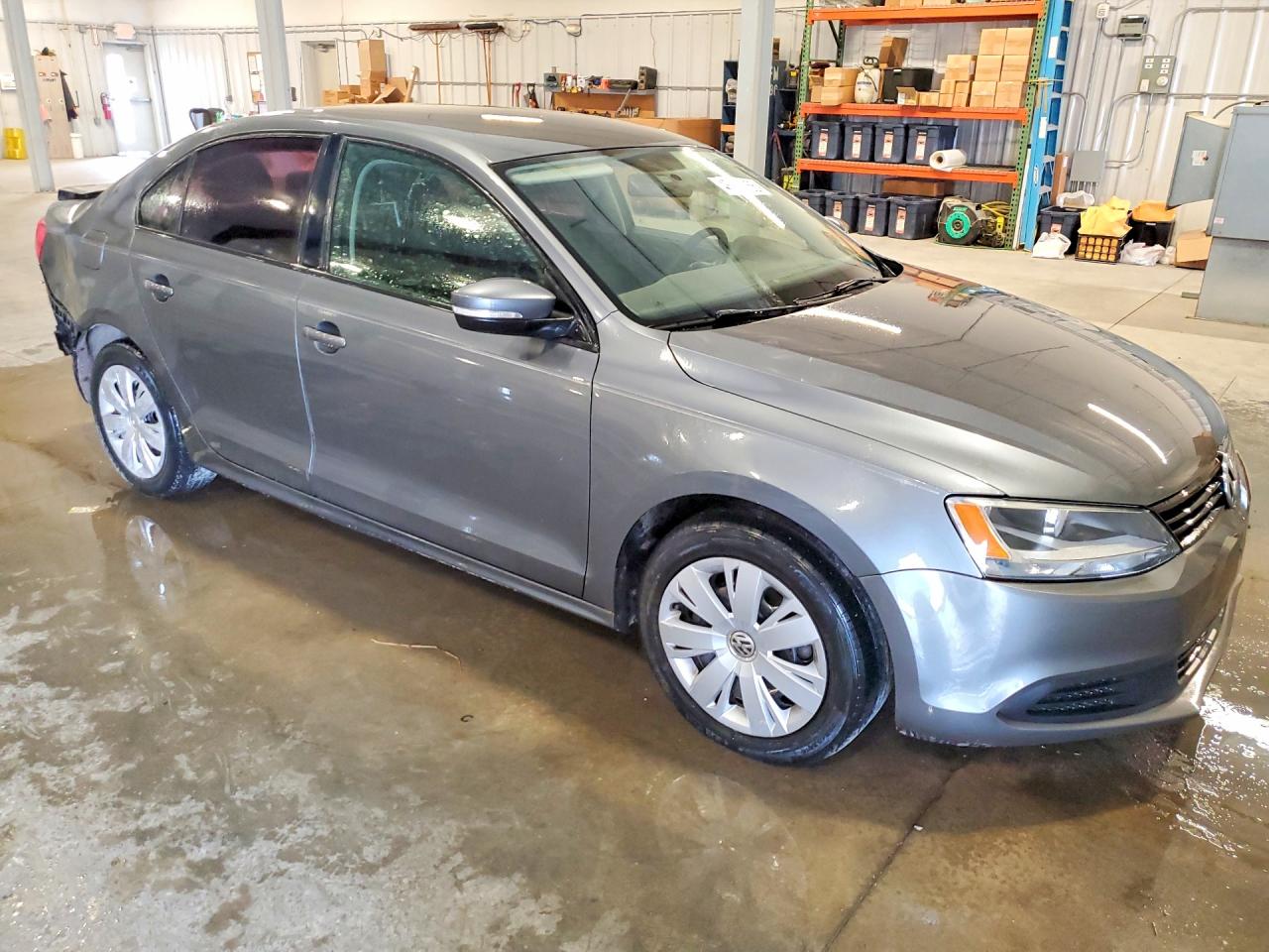 2012 Volkswagen Jetta Se Gray vin: 3VWDX7AJ5CM301200