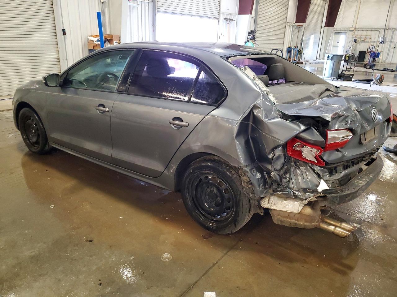 2012 Volkswagen Jetta Se Gray vin: 3VWDX7AJ5CM301200