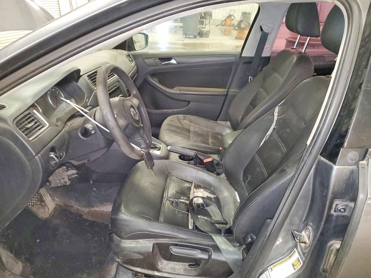 2012 Volkswagen Jetta Se Gray vin: 3VWDX7AJ5CM301200