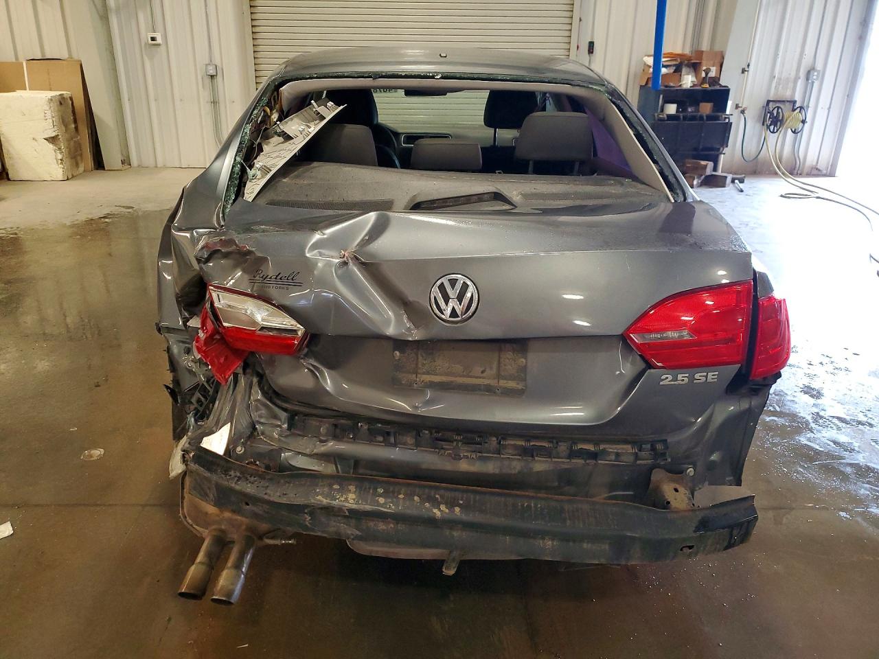 2012 Volkswagen Jetta Se Gray vin: 3VWDX7AJ5CM301200