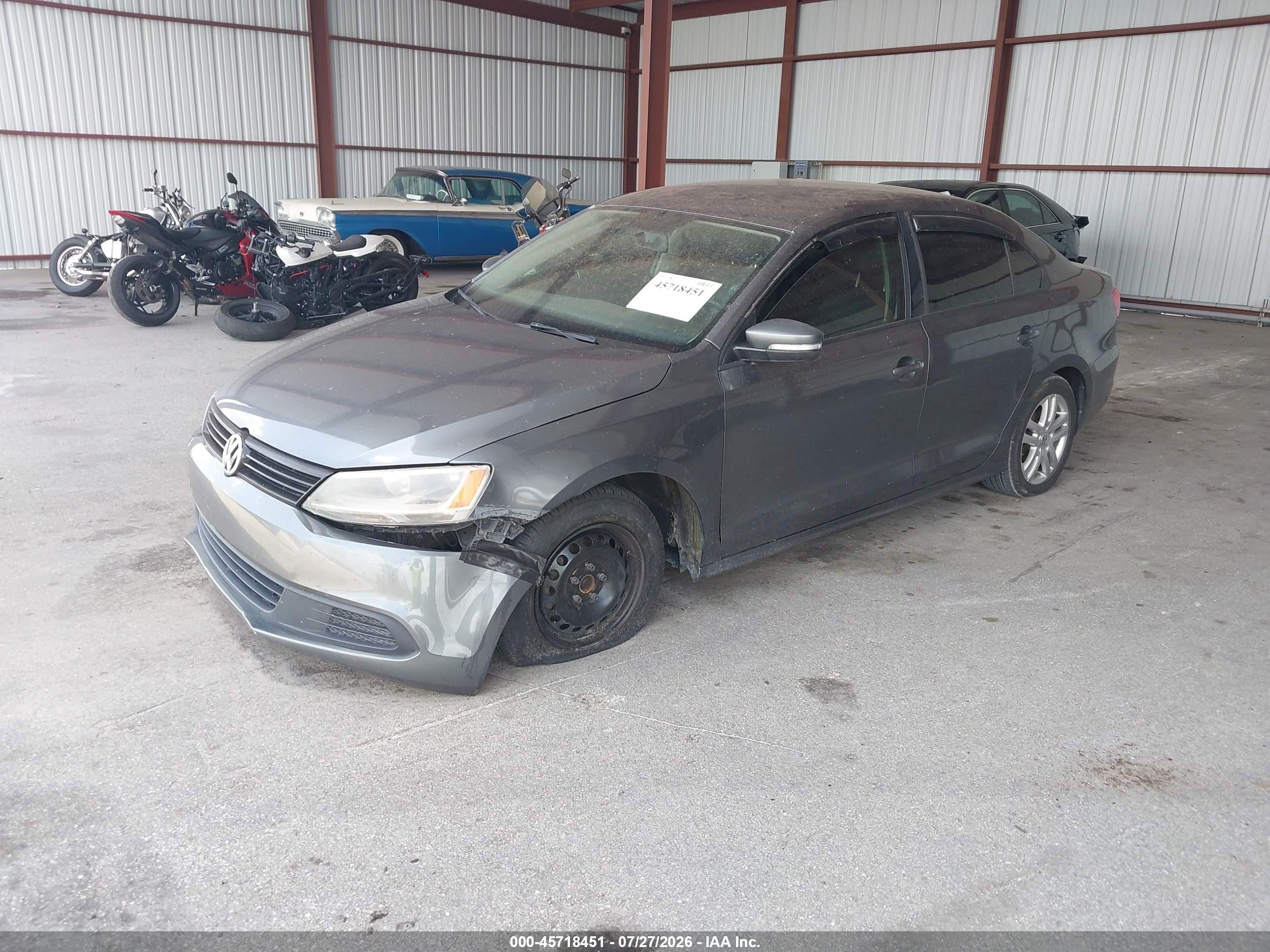2012 Volkswagen Jetta 2.5l Se Gray vin: 3VWDX7AJ5CM341213