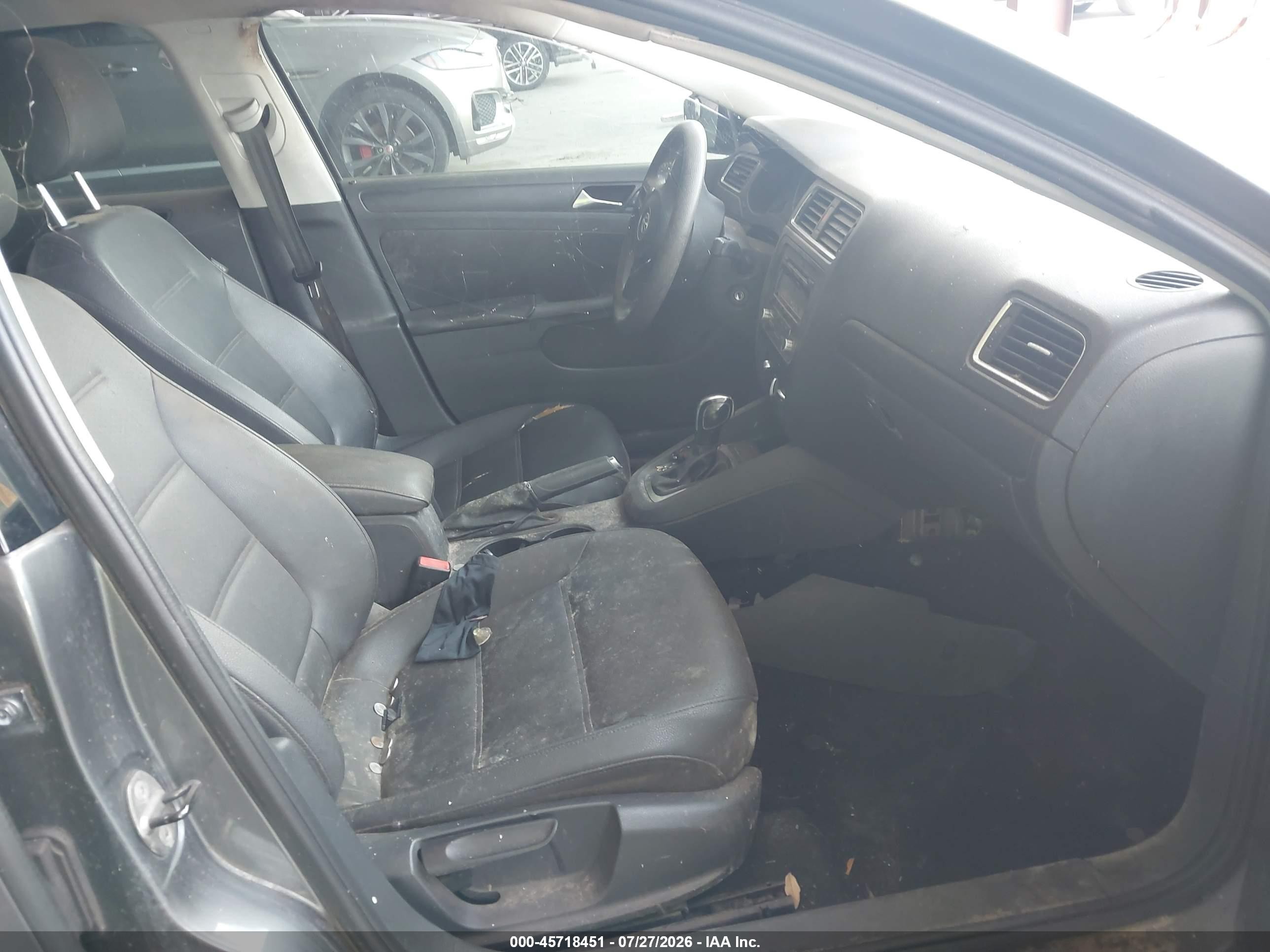 2012 Volkswagen Jetta 2.5l Se Gray vin: 3VWDX7AJ5CM341213
