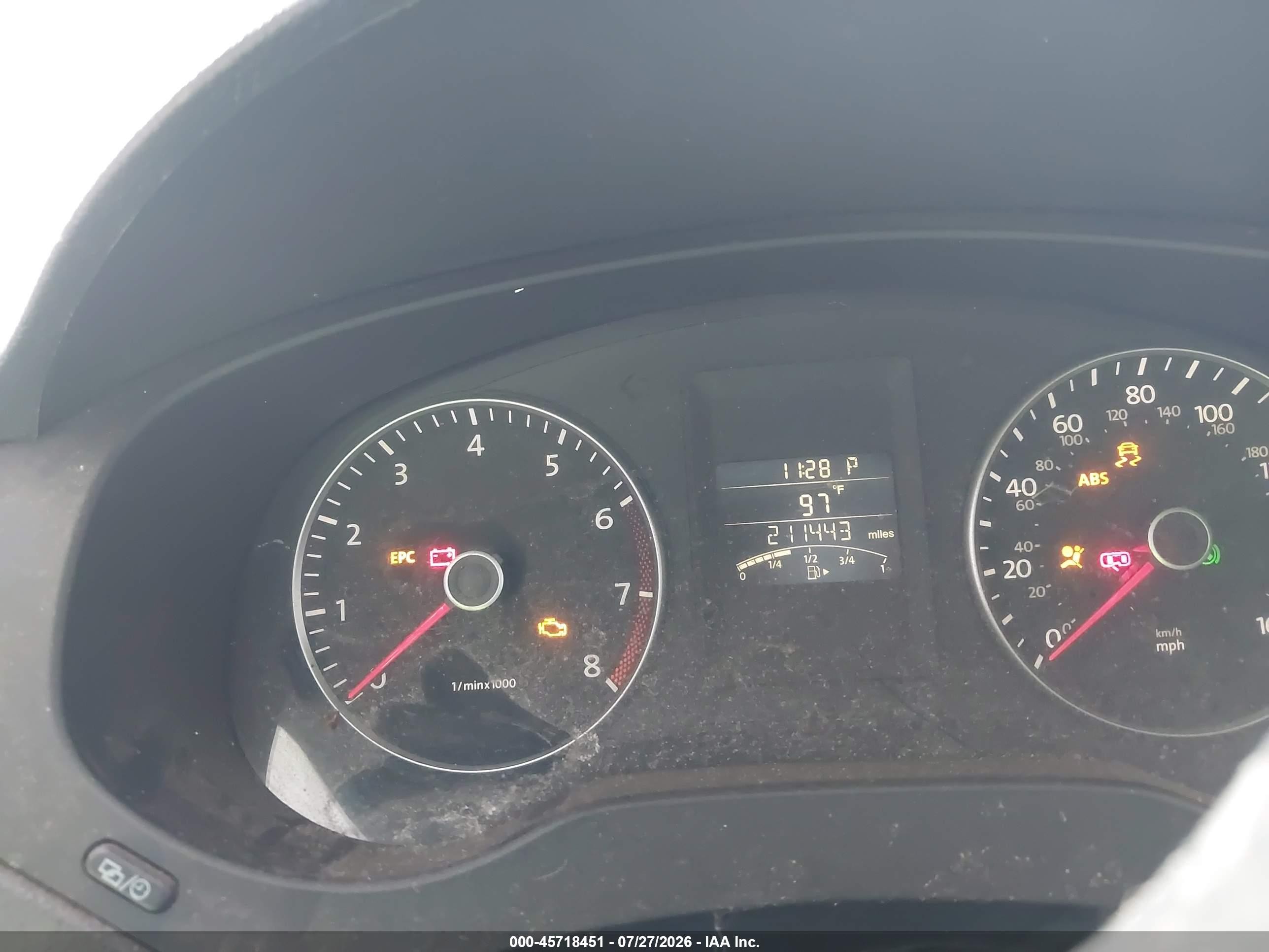 2012 Volkswagen Jetta 2.5l Se Gray vin: 3VWDX7AJ5CM341213