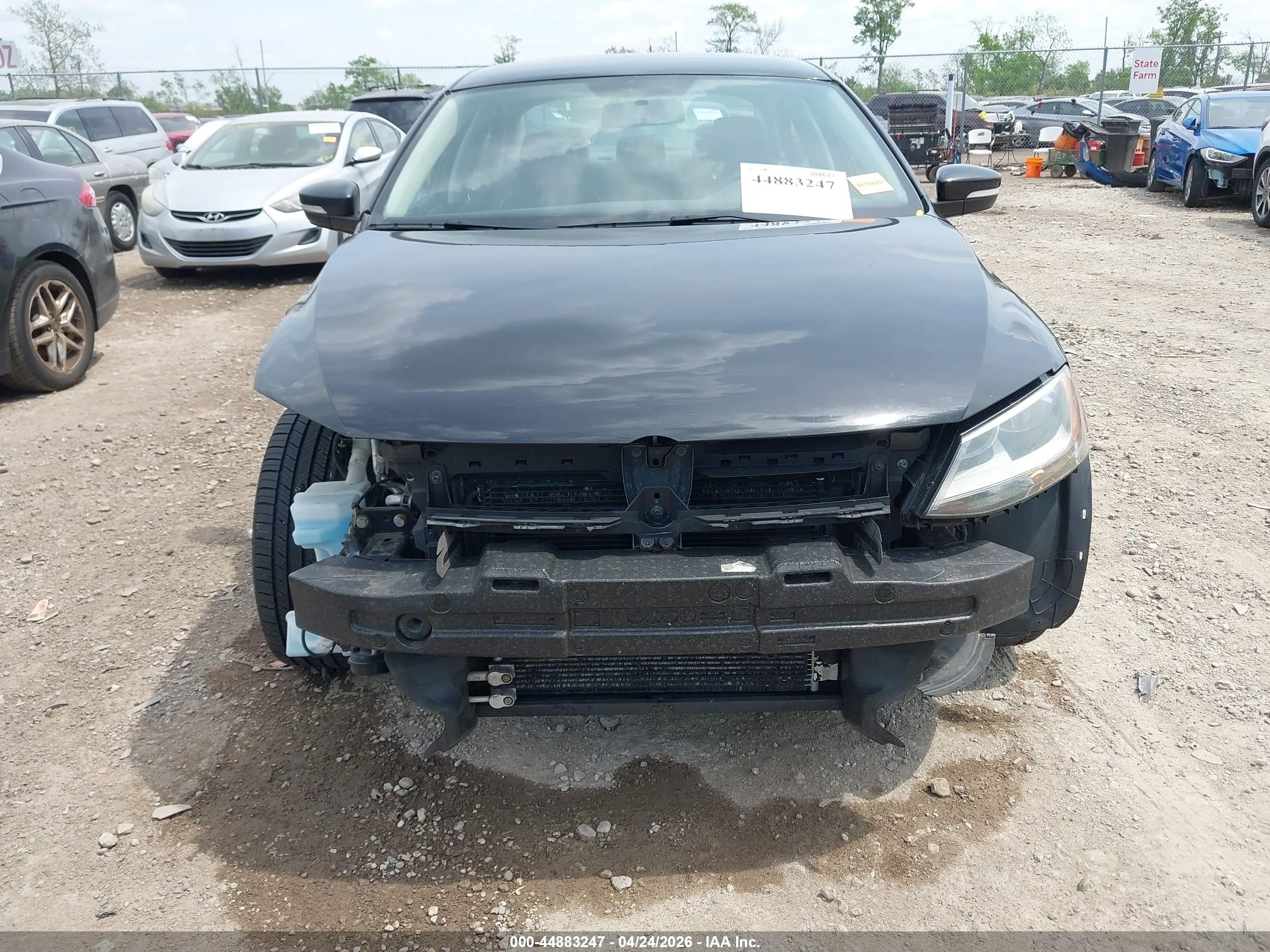 2013 Volkswagen Jetta 2.5l Se Black vin: 3VWDX7AJ5DM255918